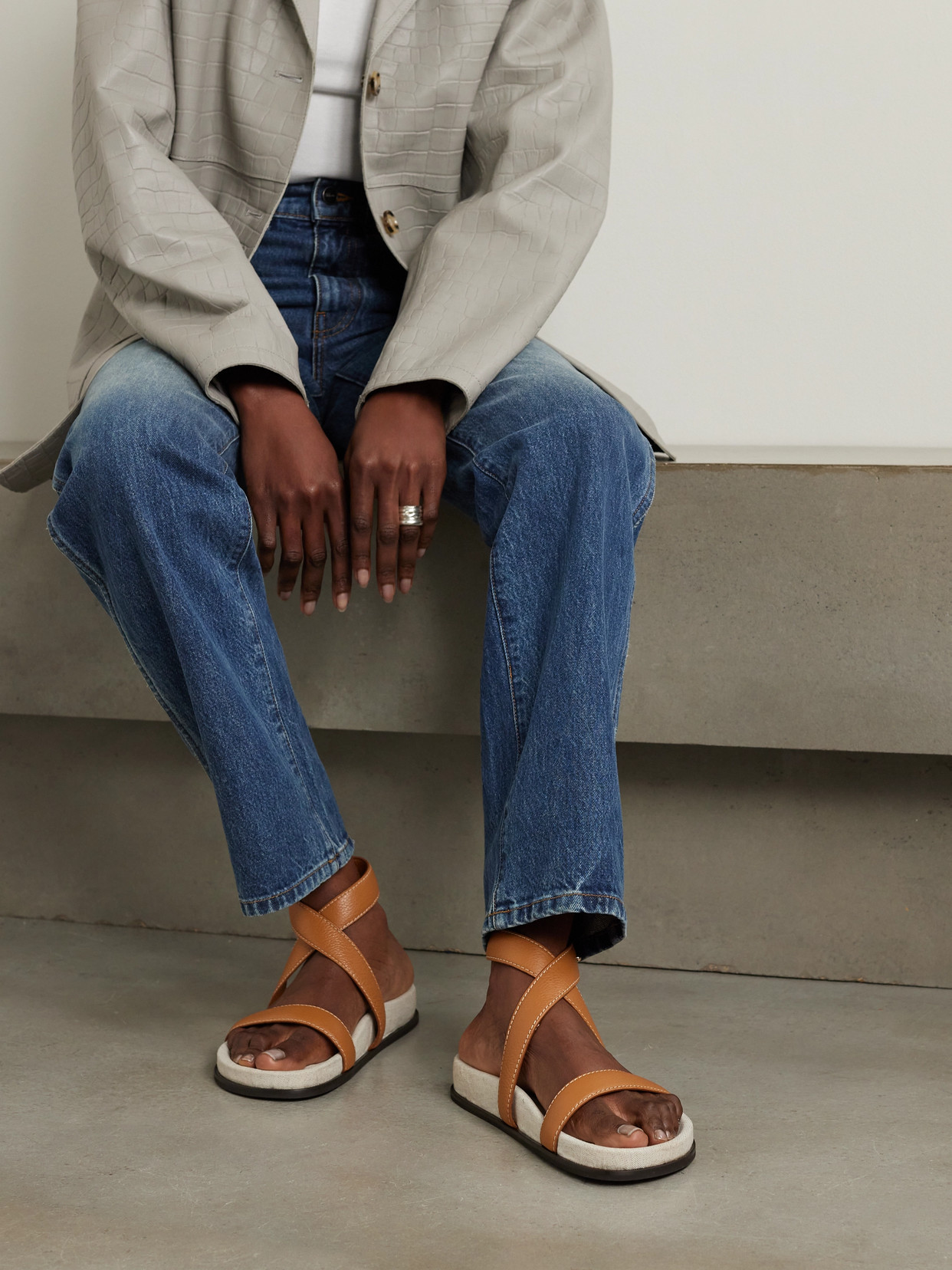 Totême Toteme Sandals In Brown