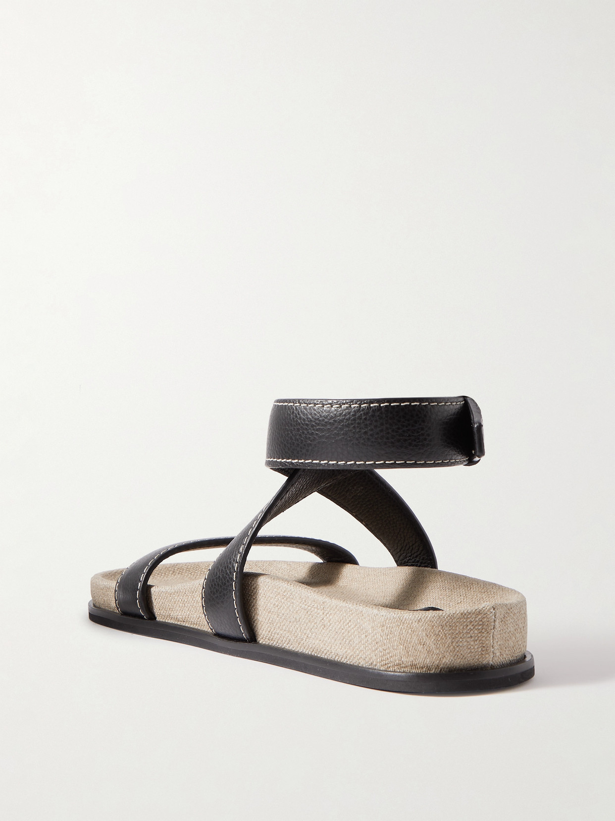 Totême 'the Chunky' Black Sandals With Straps