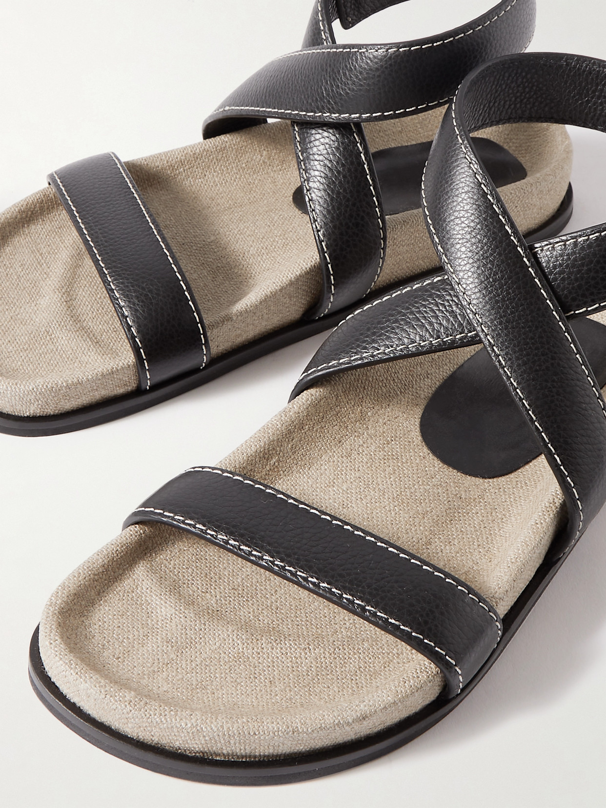 Totême 'the Chunky' Black Sandals With Straps
