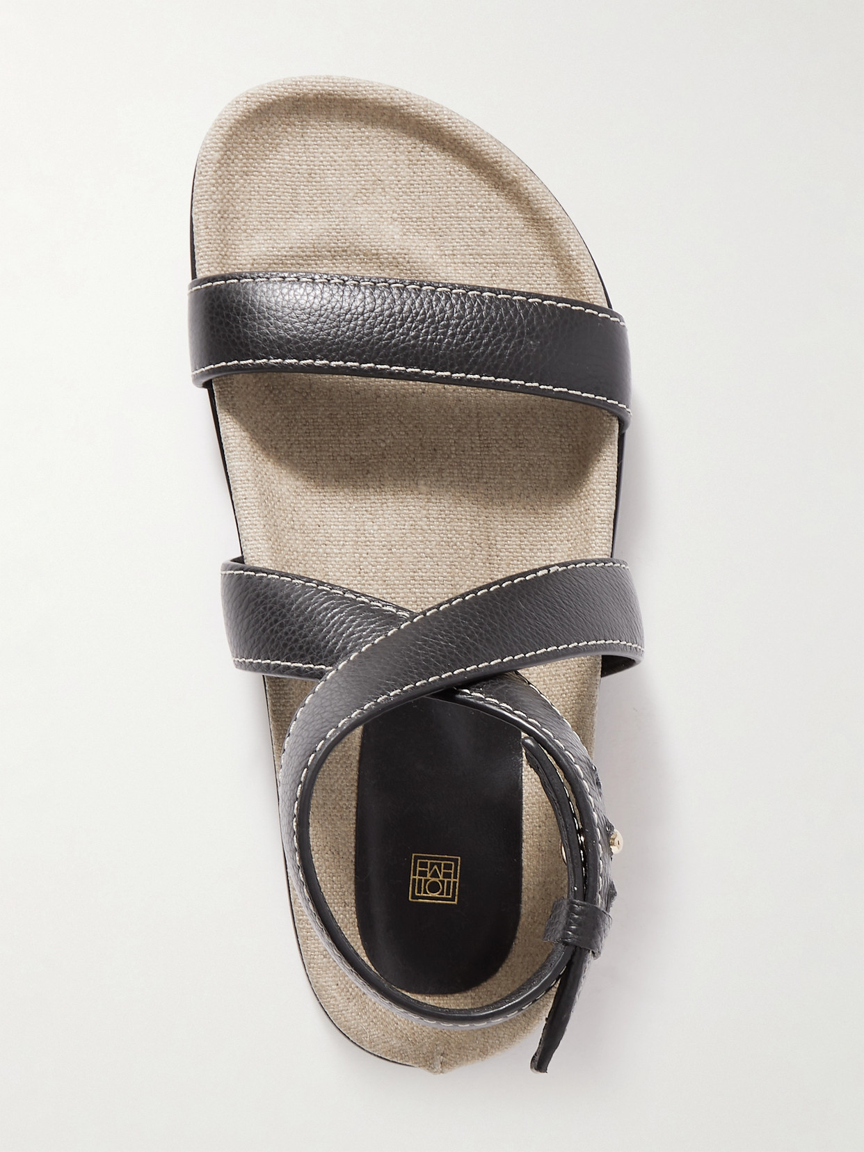Totême 'the Chunky' Black Sandals With Straps