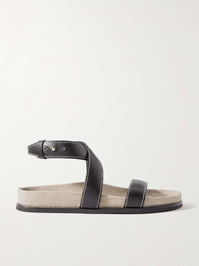TOTEME + Net Sustain Leather Sandals