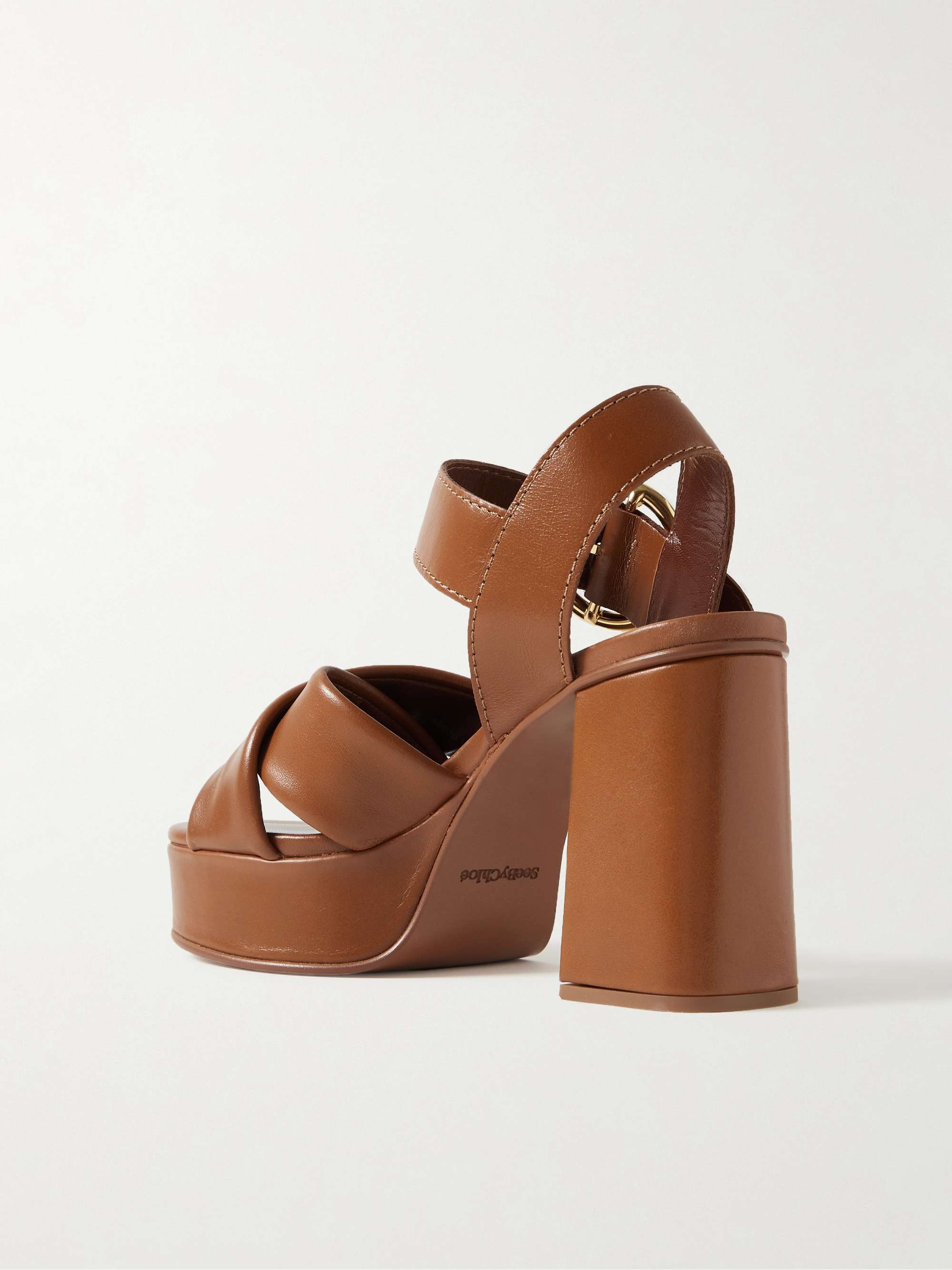SEE BY CHLOÉ Lyna leather platform sandals