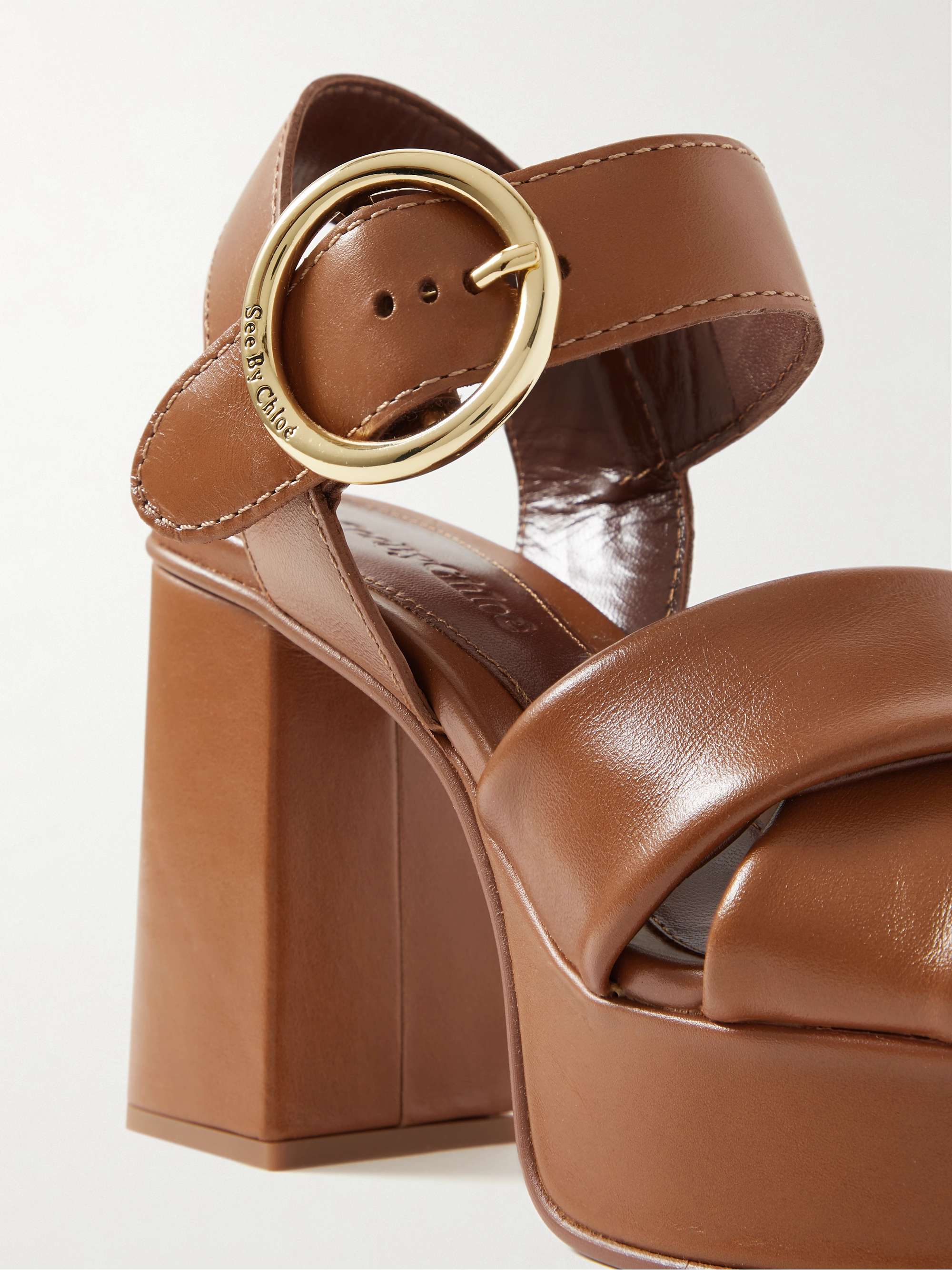 SEE BY CHLOÉ Lyna leather platform sandals