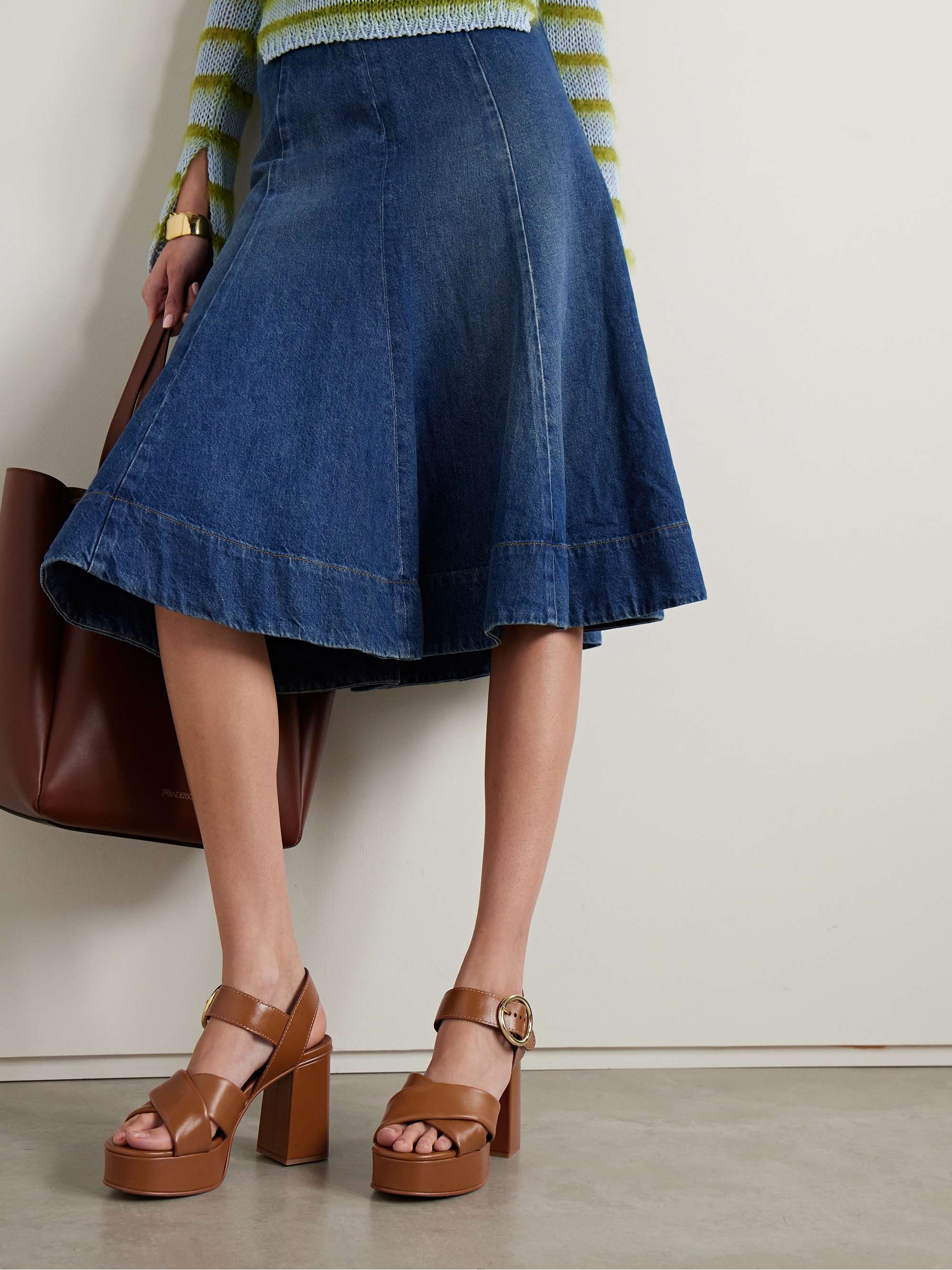 SEE BY CHLOÉ Lyna leather platform sandals