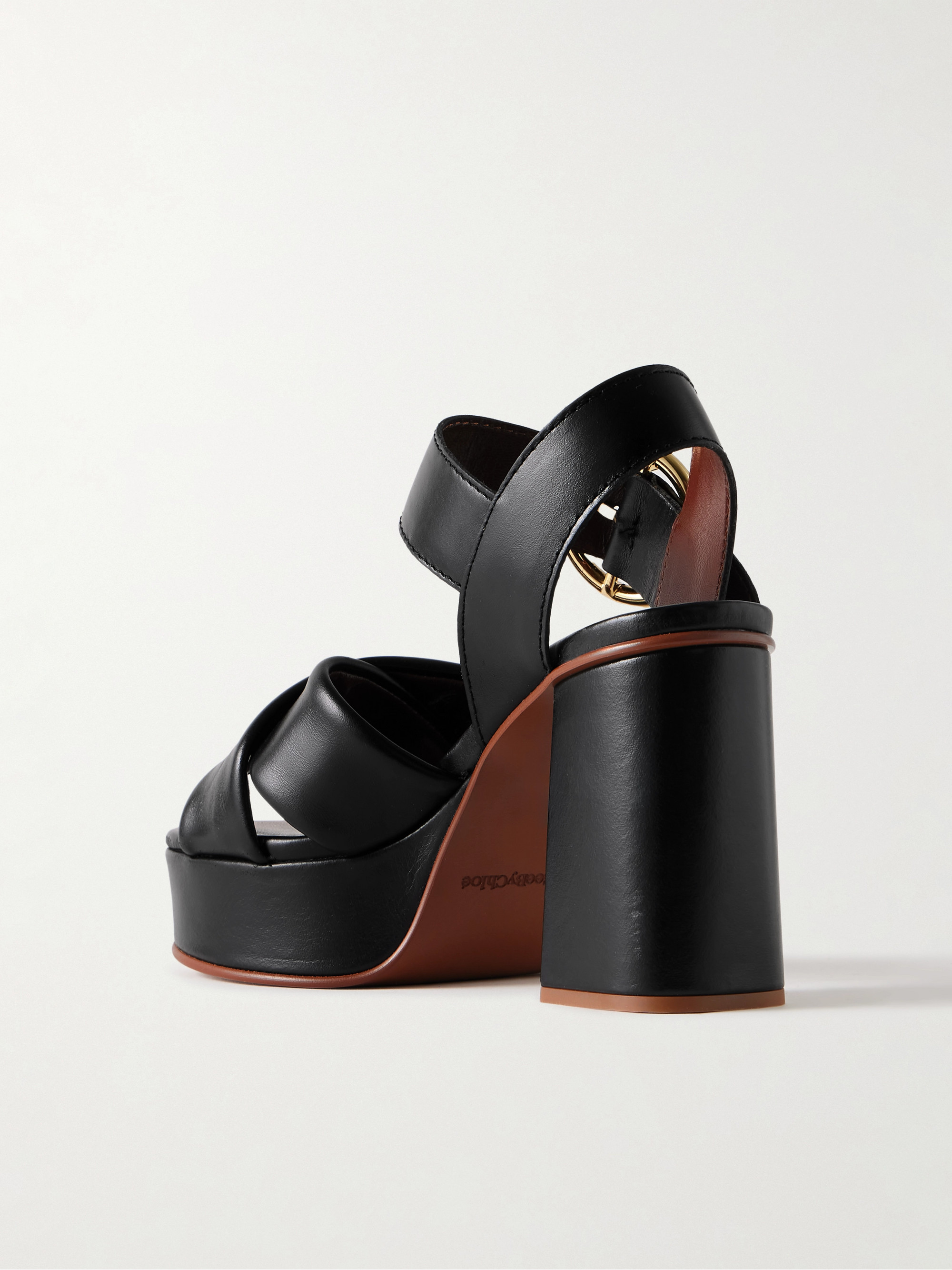 See By Chloé Lyna leather platform sandals