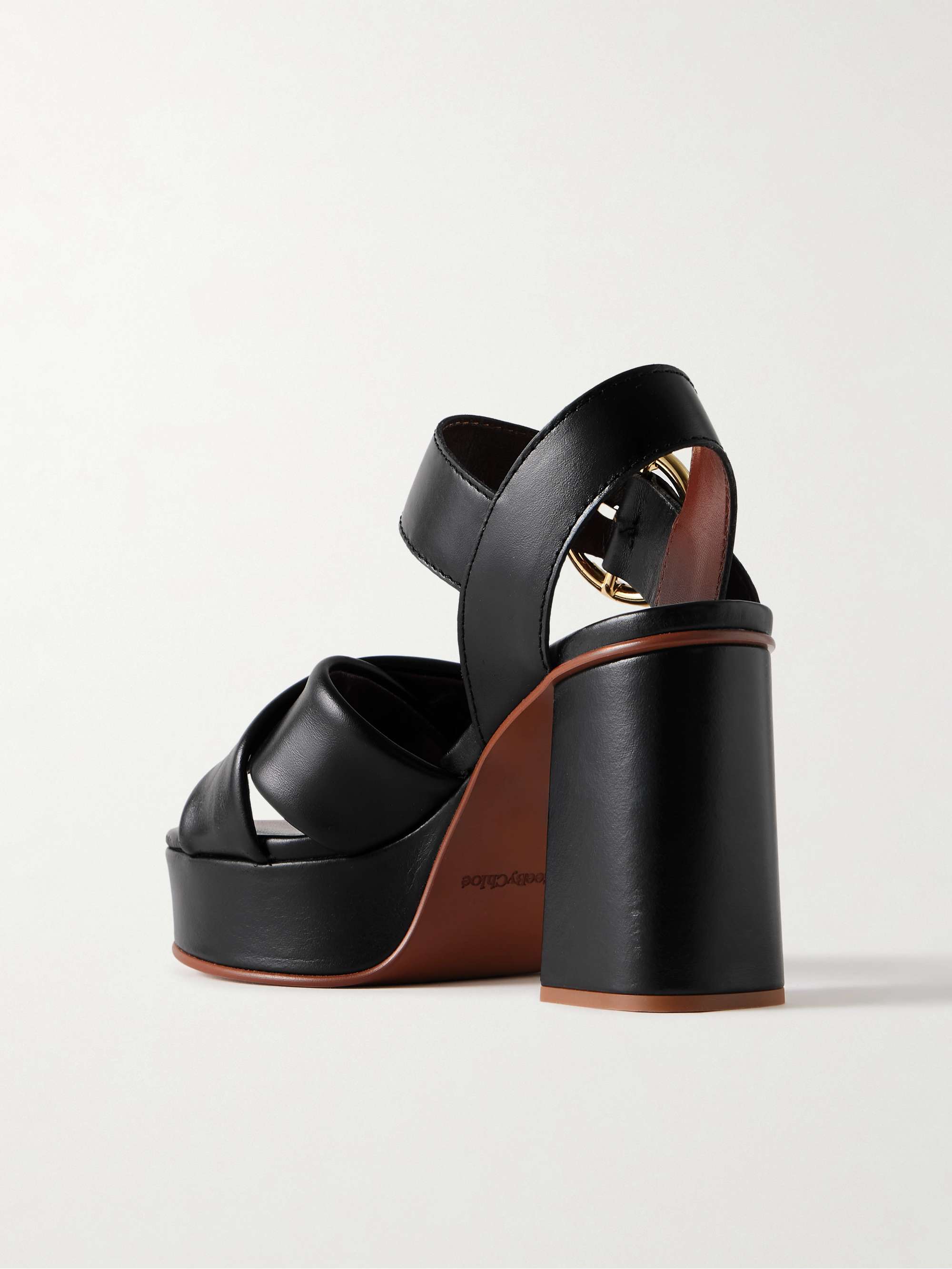 SEE BY CHLOÉ Lyna leather platform sandals