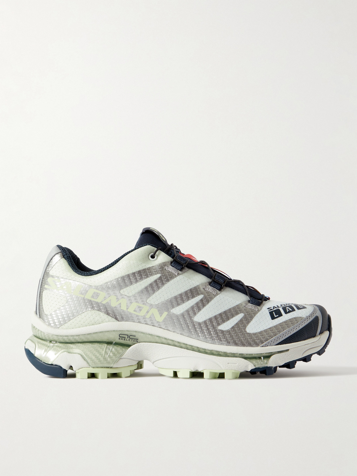 Salomon - Xt-4 Og Rubber-trimmed Mesh Sneakers - Silver
