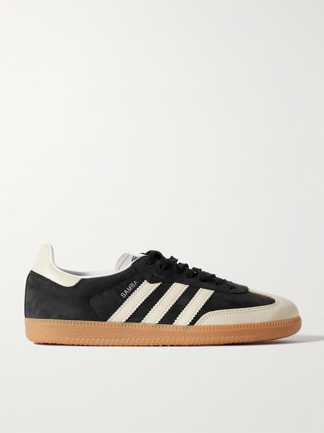 adidas Originals - Samba Og Leather And Suede Sneakers - Black