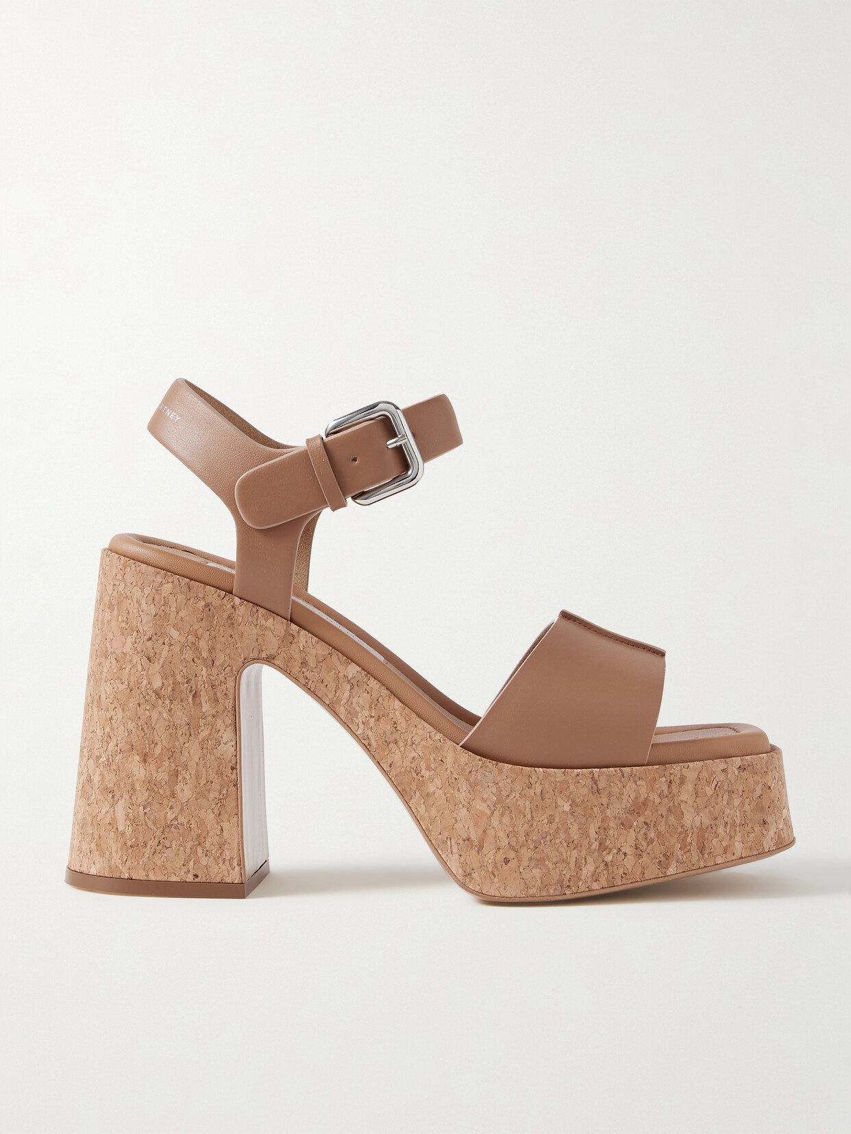 Stella McCartney - + Net Sustain Skyla Vegea® Platform Sandals - Brown