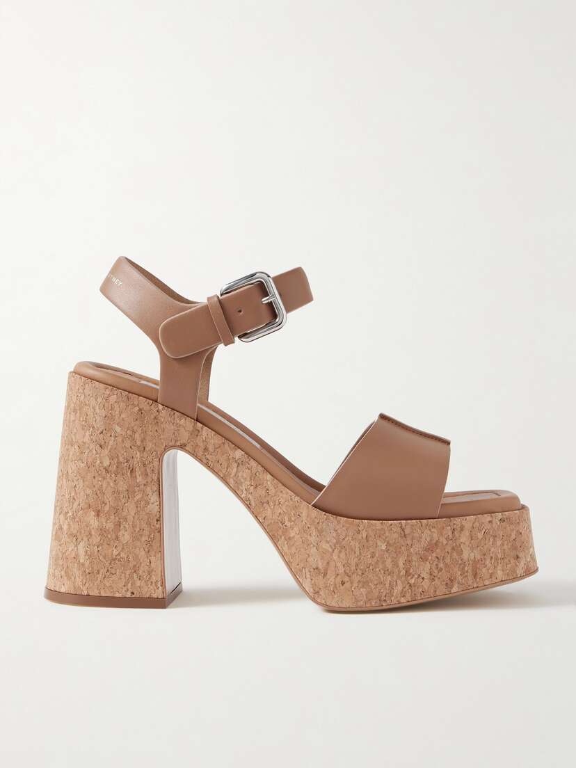 Stella McCartney + Net Sustain Skyla Vegea® Platform Sandals