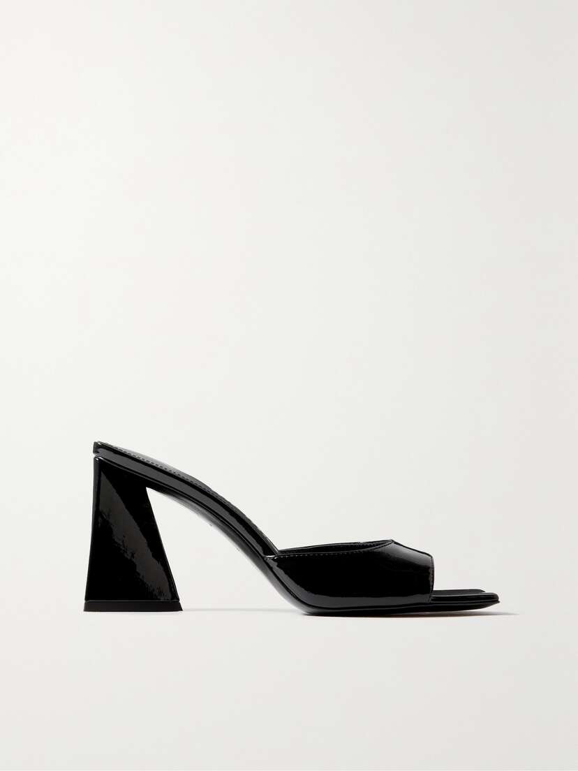 The Attico Mini Devon Patent-leather Mules