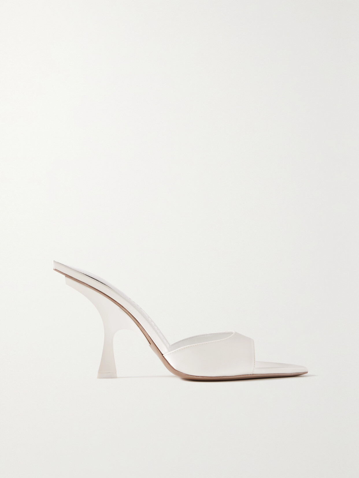 The Attico - Ester Leather Mules - White