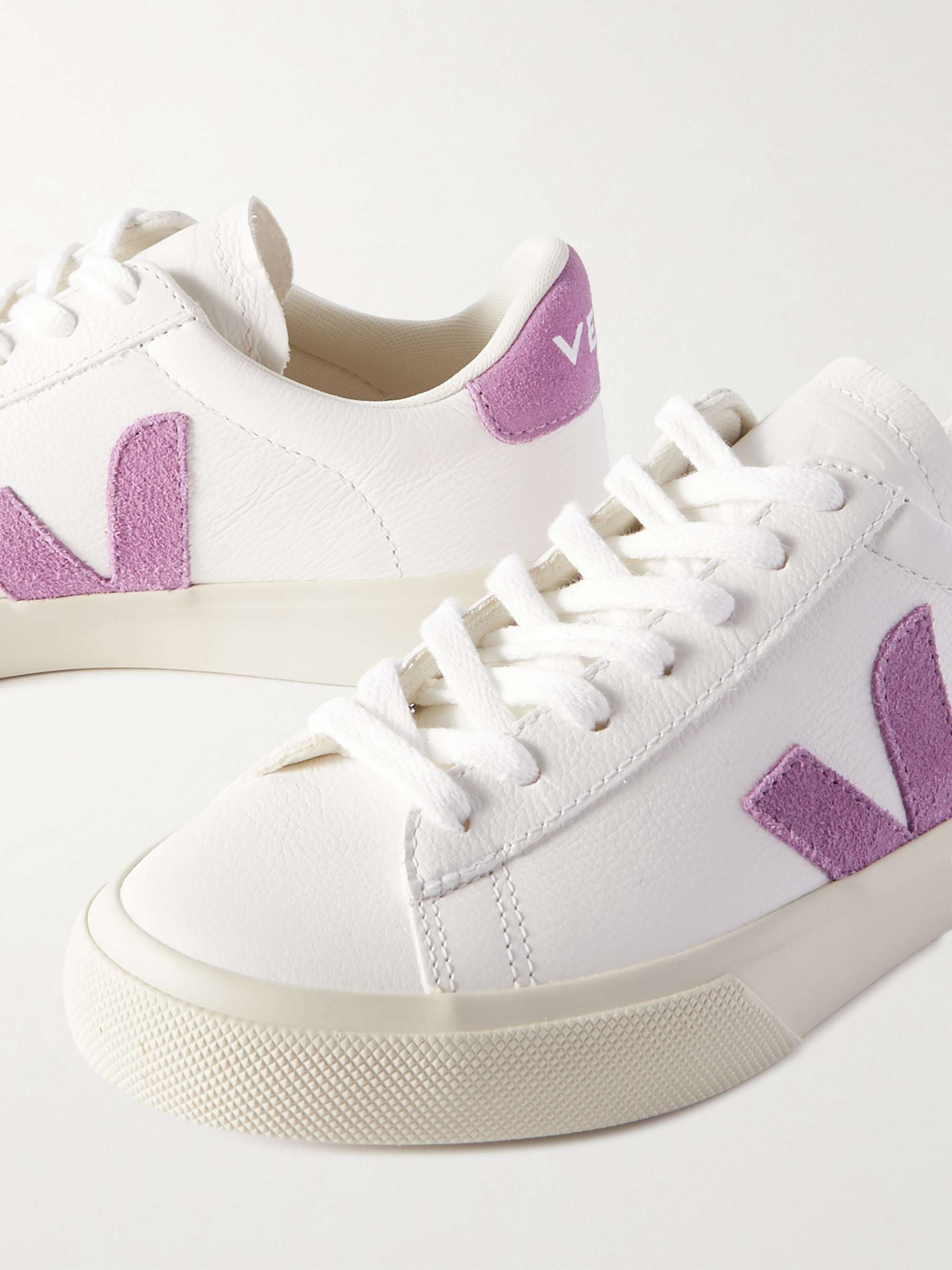 VEJA Campo textured-leather sneakers