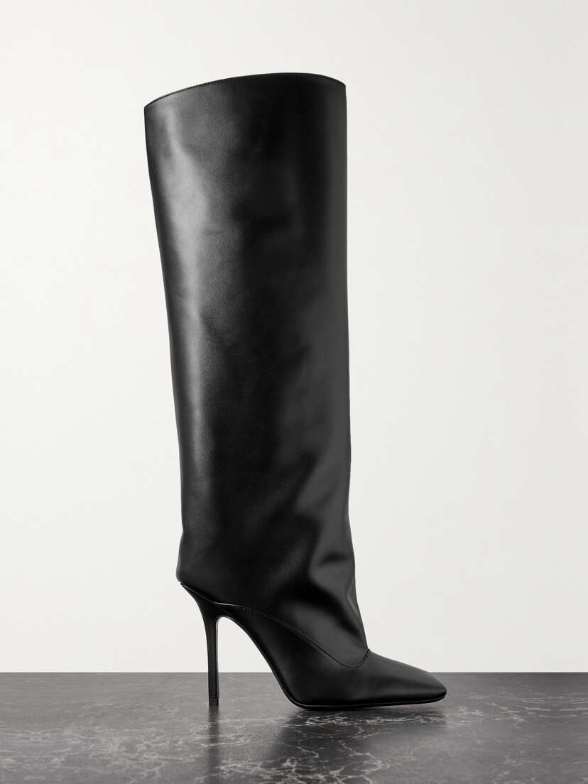 The Attico Sienna Leather Knee Boots