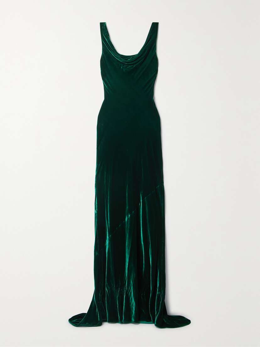 Saloni Asher Velvet Gown