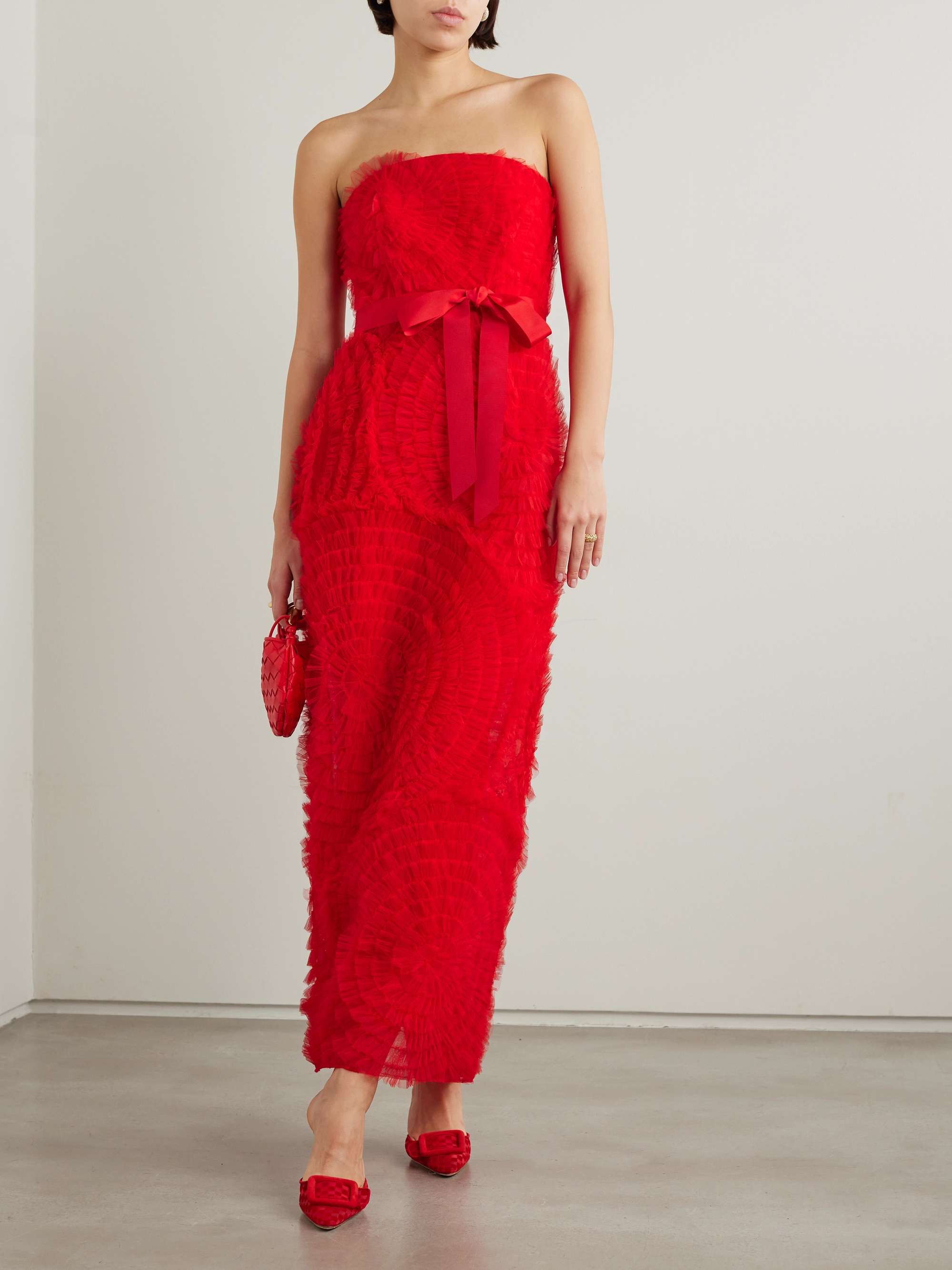 Grosgrain tulle dress | HERENCIA(ヘレンチア) | HERENCIA