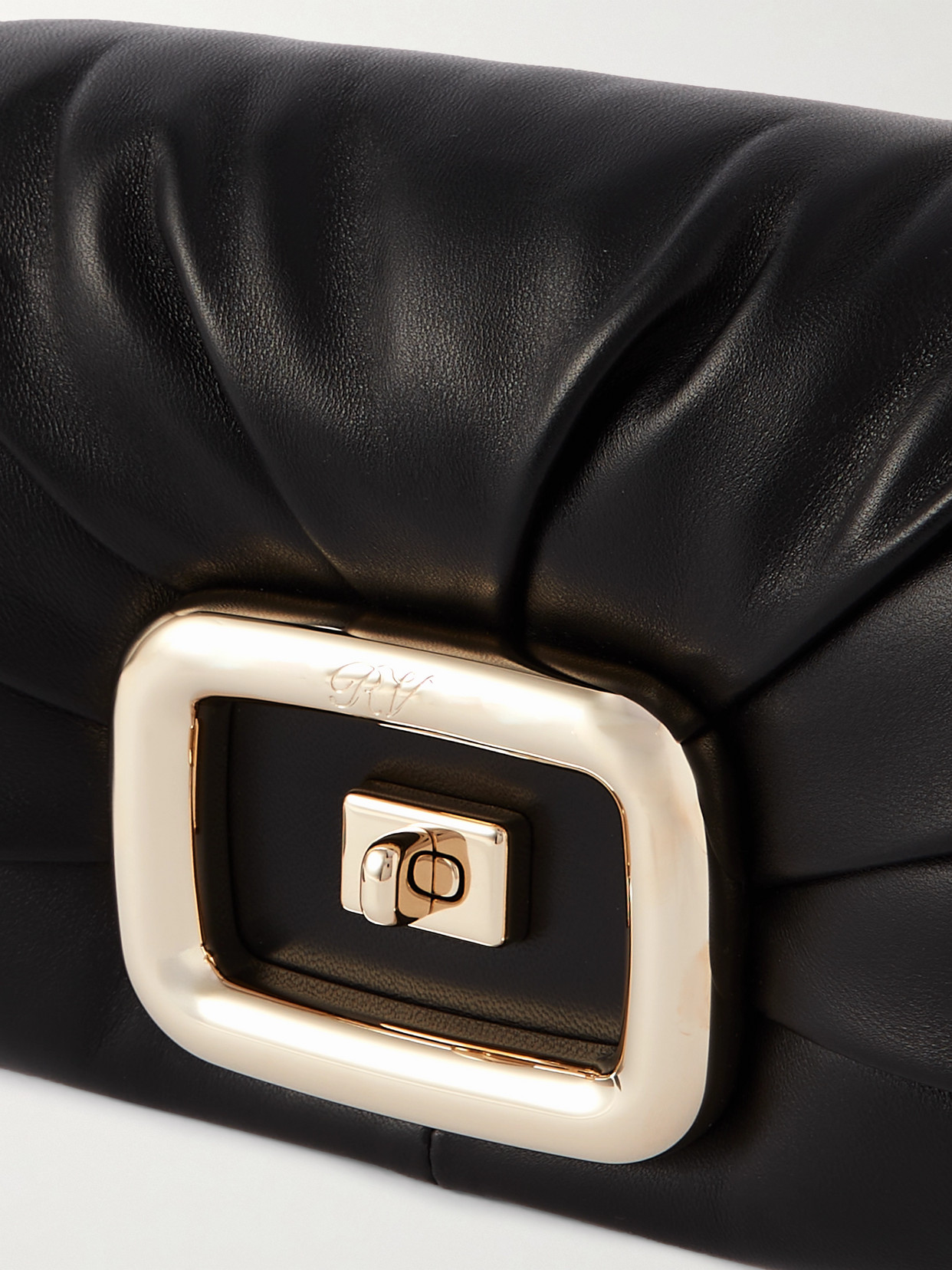 Roger Vivier Choc Mini Bag Viv' In Black