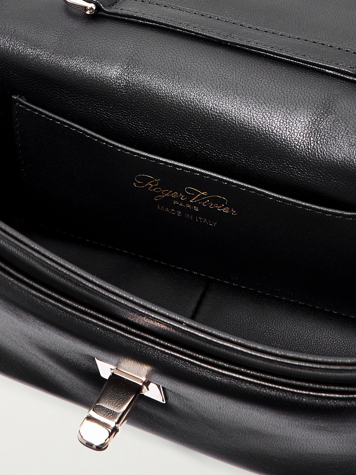 Roger Vivier Choc Mini Bag Viv' In Black
