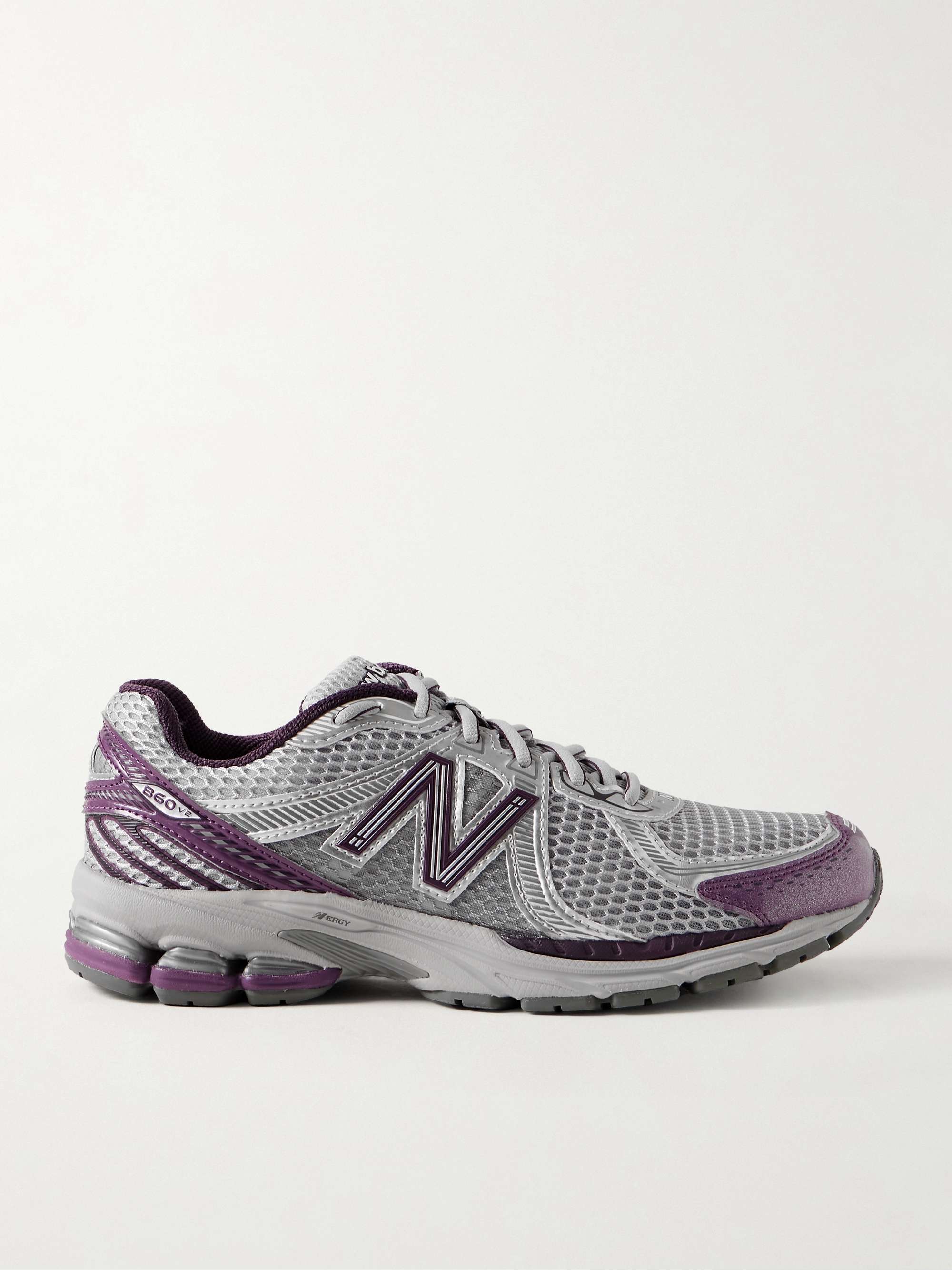 NEW BALANCE | 860V2 leather-trimmed mesh sneakers