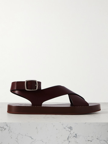 Loro Piana Sumie leather sandals