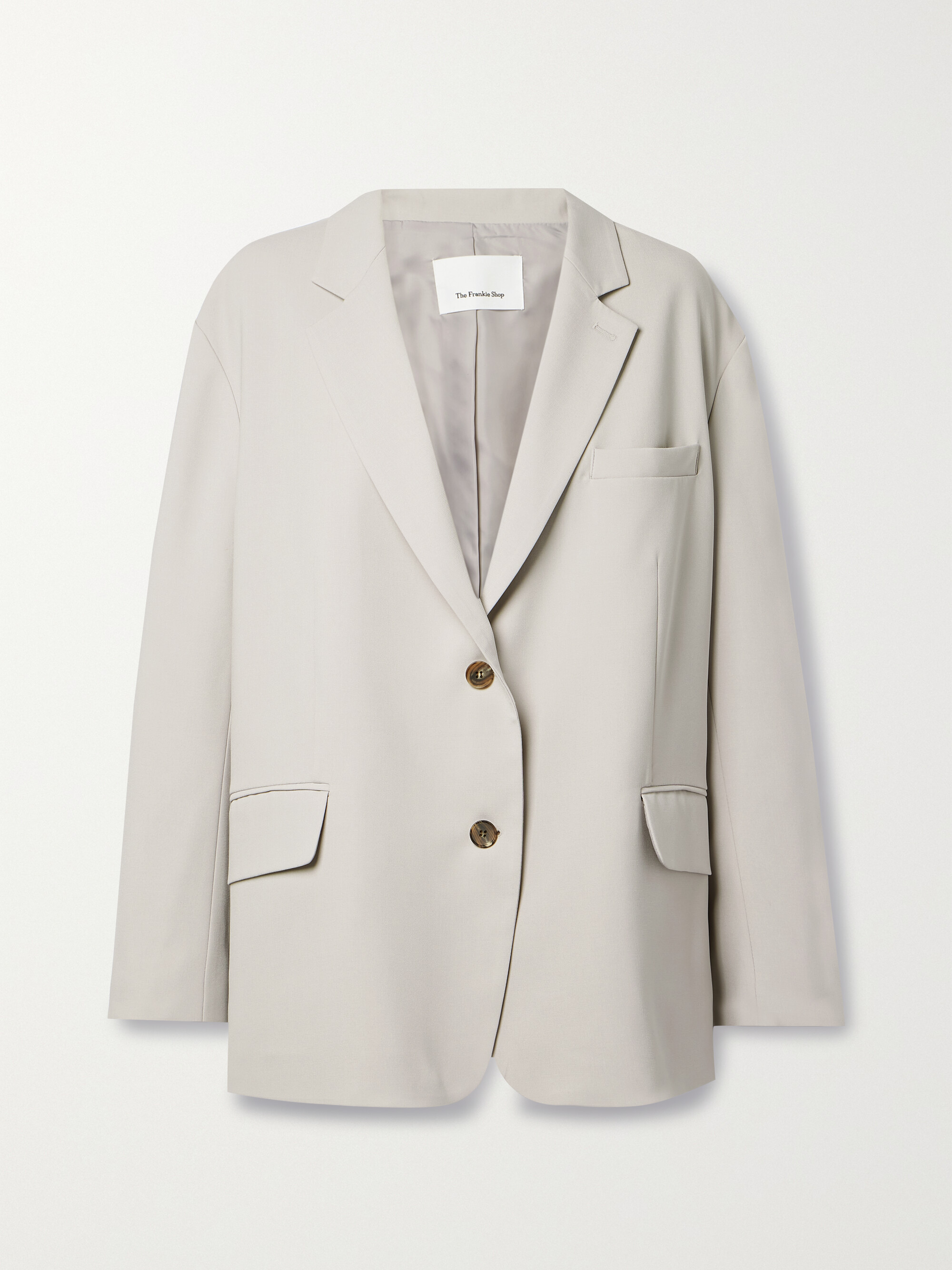 The Frankie Shop Bea oversized cady blazer