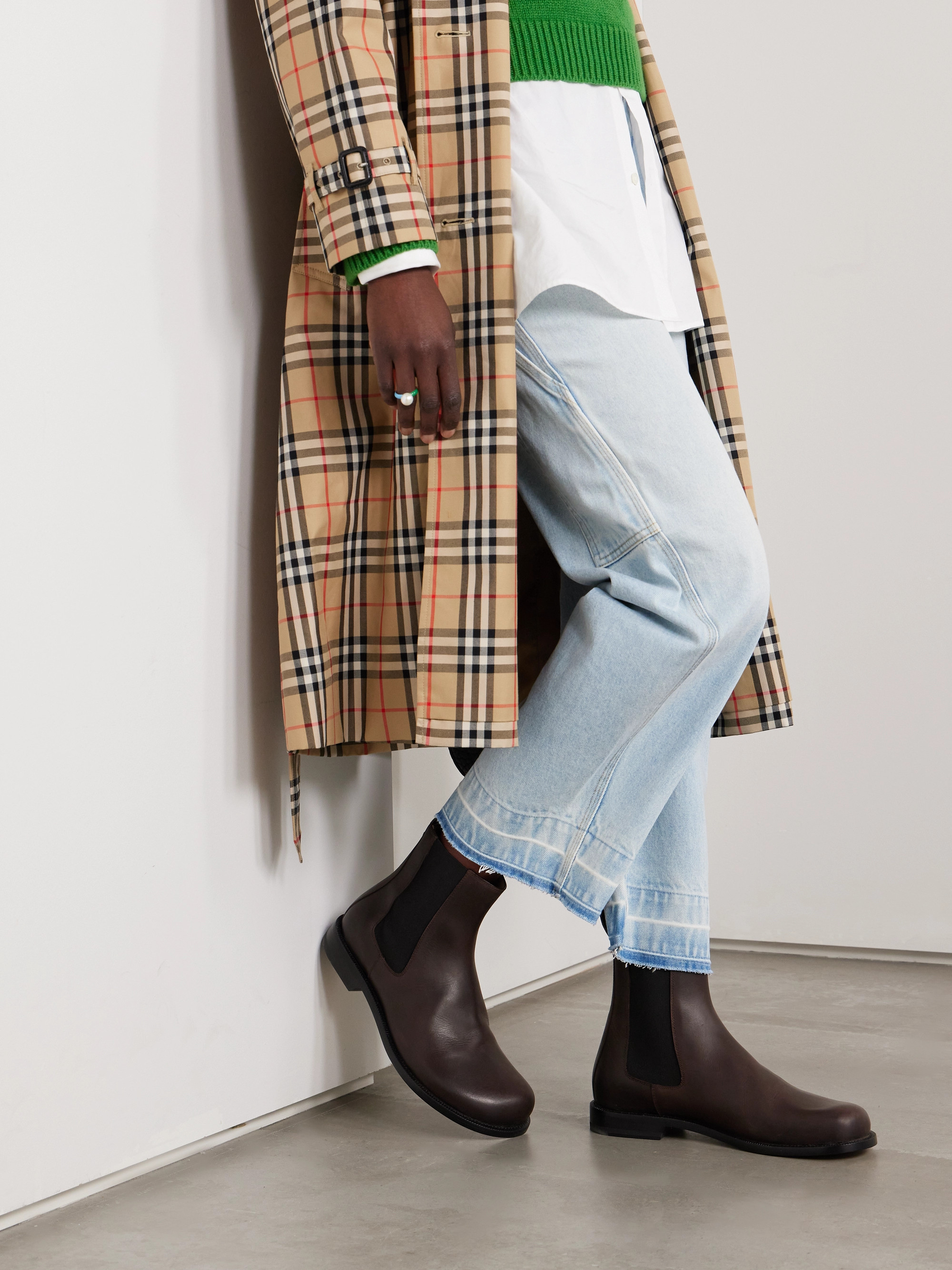 Loewe Campo leather Chelsea boots