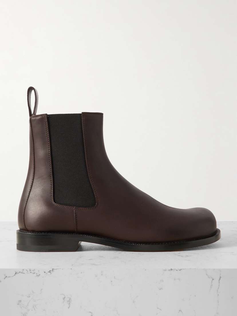 Loewe Campo Leather Chelsea Boots
