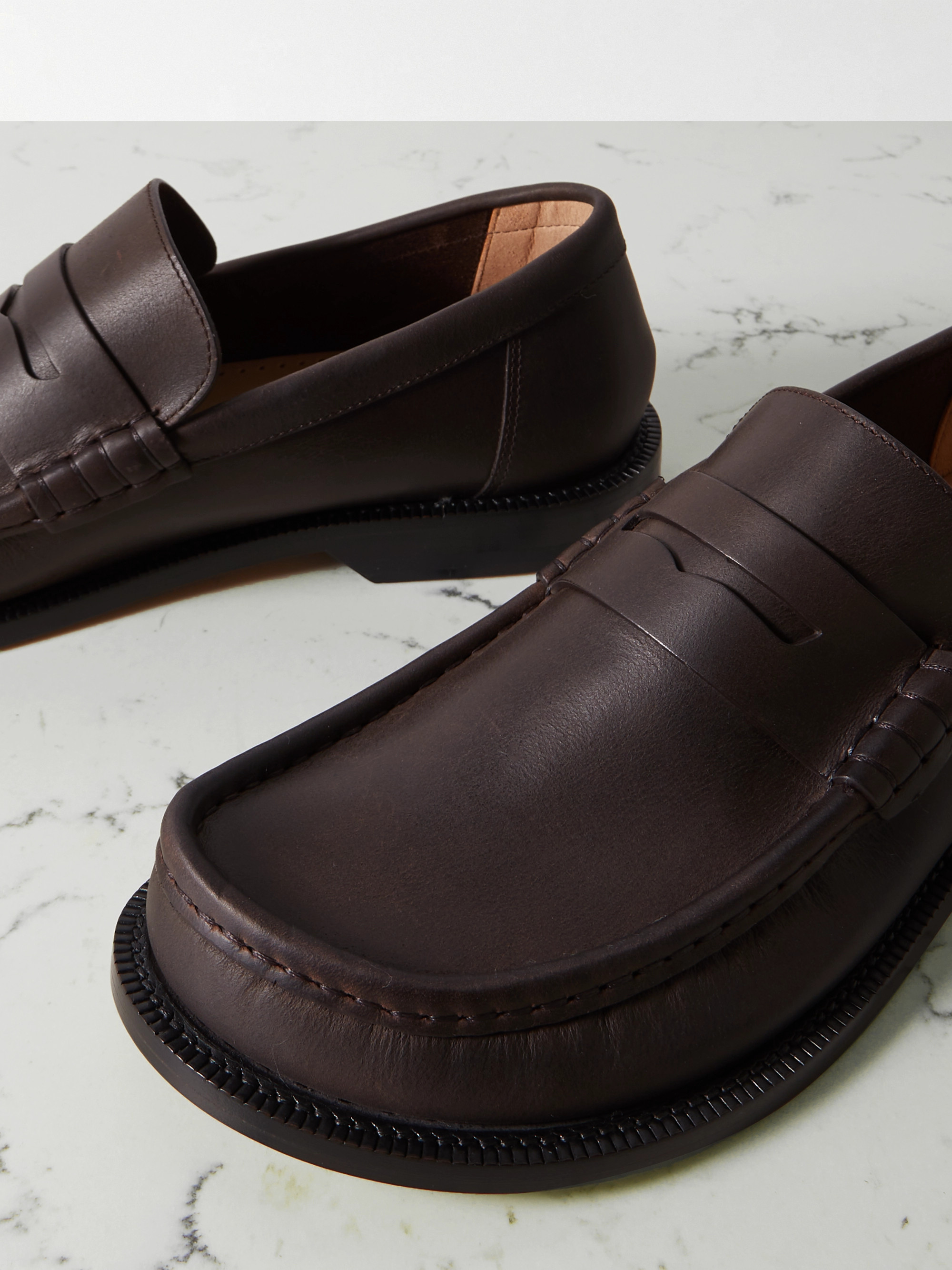 Loewe Campo leather loafers thumbnail