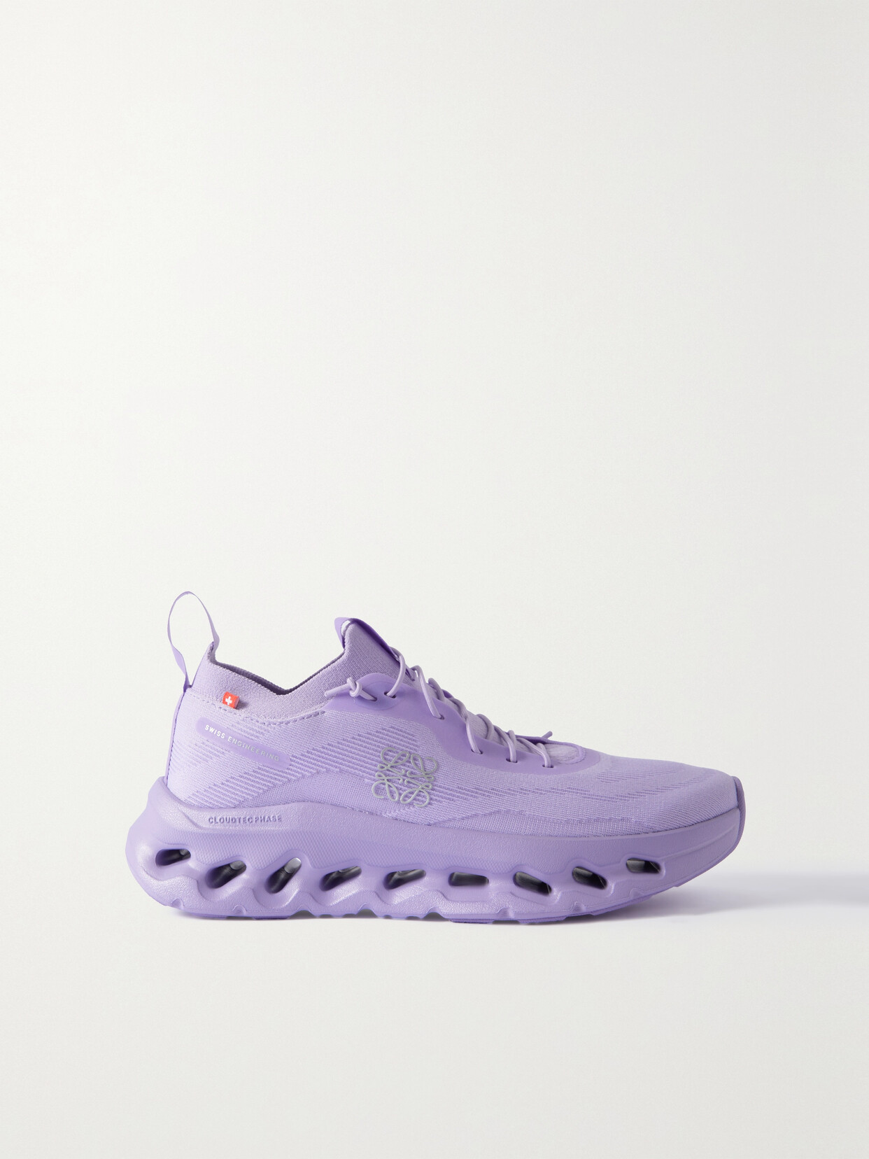 Loewe - + On Cloudtilt Stretch Recycled-knit Sneakers - Purple