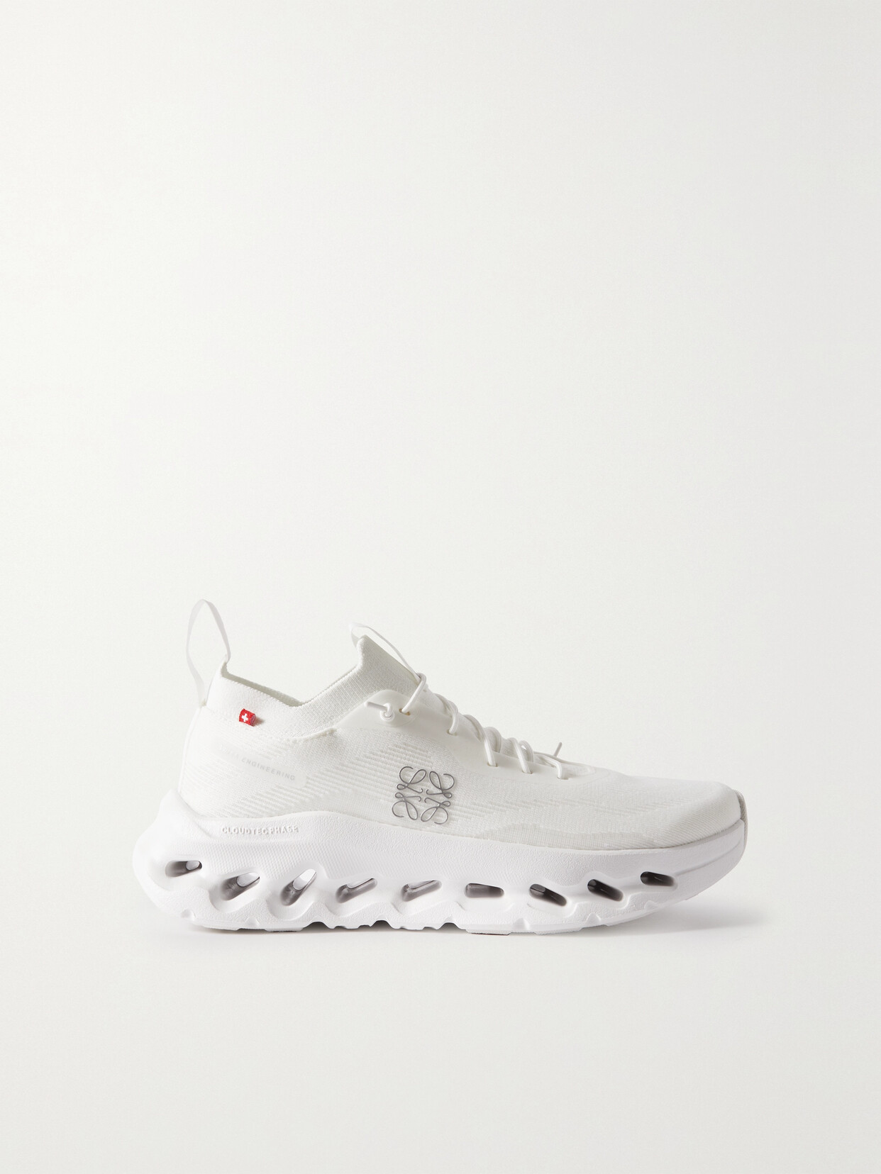 Loewe - + On Cloudtilt Stretch Recycled-knit Sneakers - White