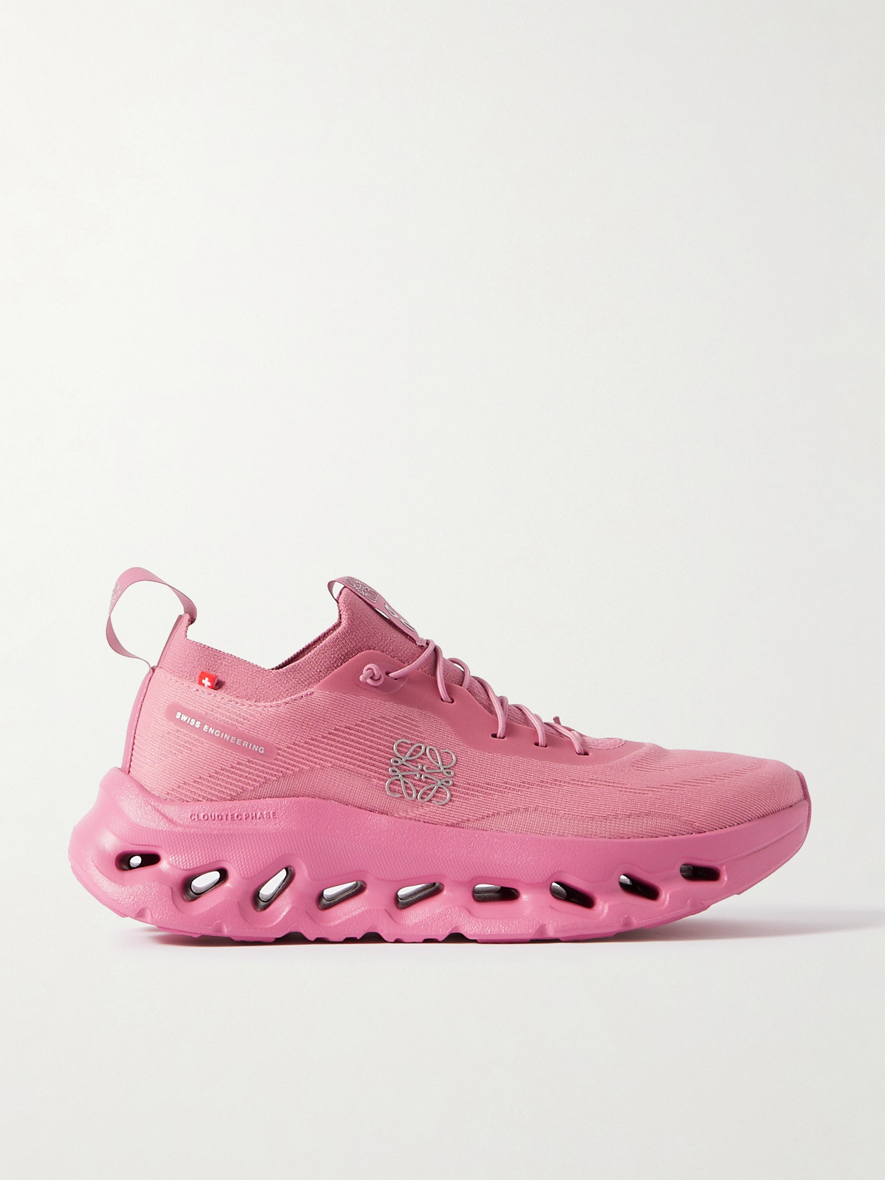 Loewe - + On Cloudtilt Stretch Recycled-knit Sneakers - Pink