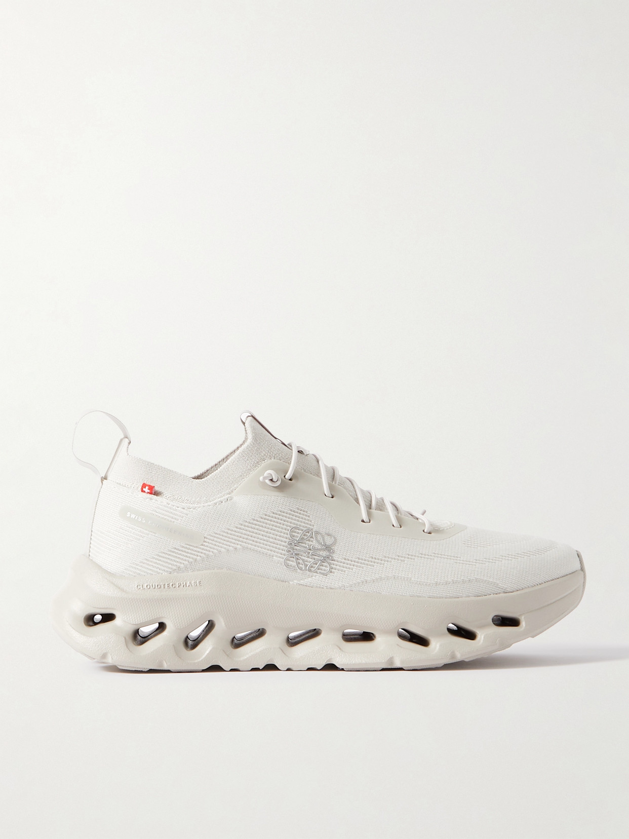 Loewe - + On Cloudtilt Stretch Recycled-knit Sneakers - Neutrals