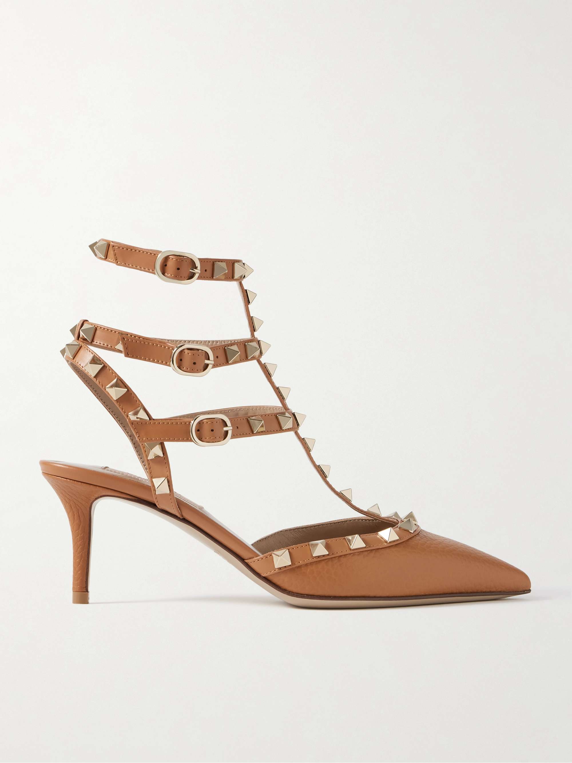 VALENTINO GARAVANI Rockstud 65 leather pumps | NET-A-PORTER