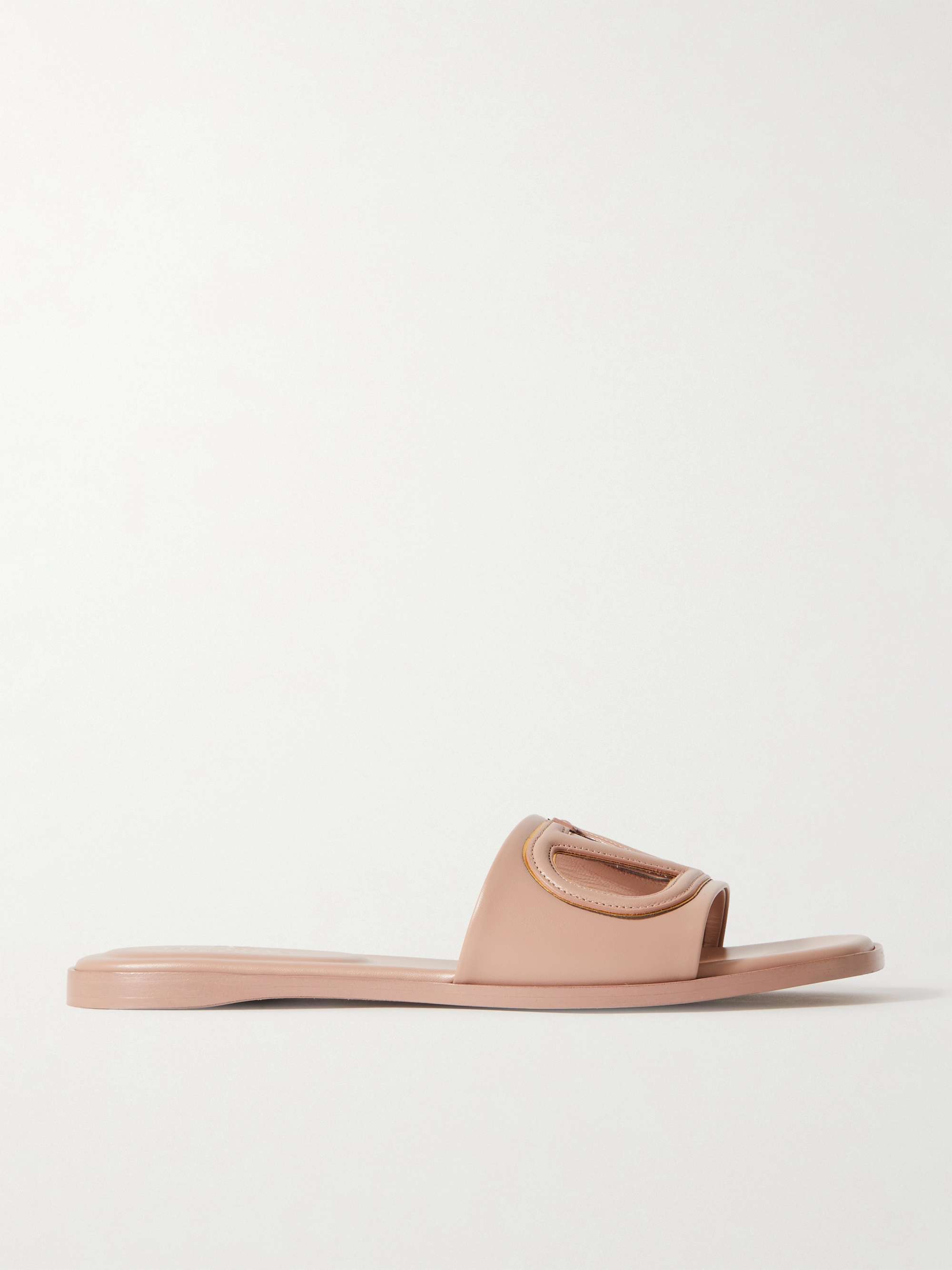 Valentino v logo discount sandals