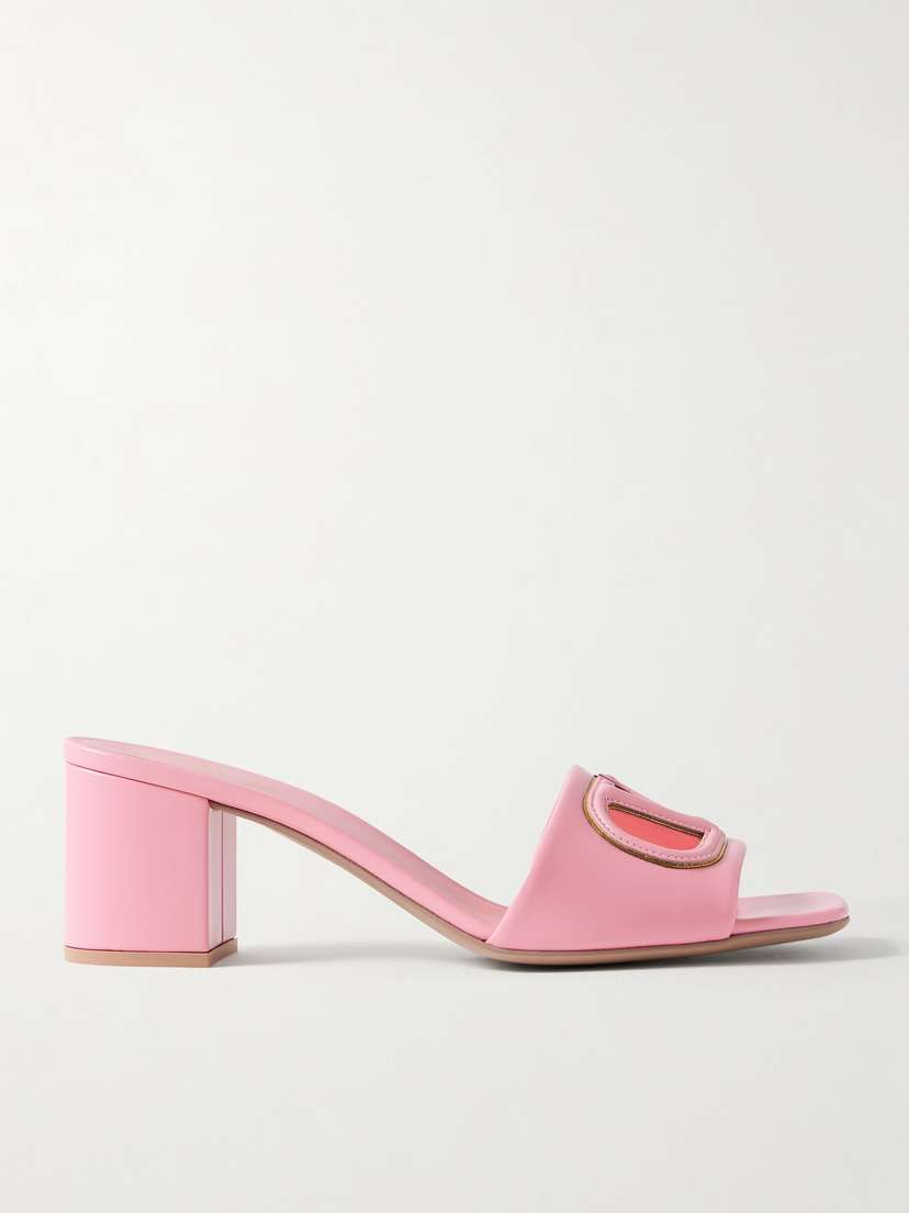 Valentino Garavani Vlogo 60 Leather Mules