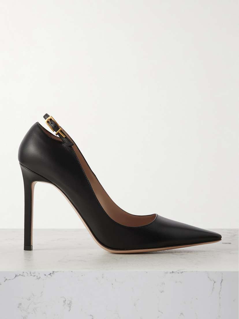 Tom Ford Angelina Cutout Buckle-detailed Leather Pumps