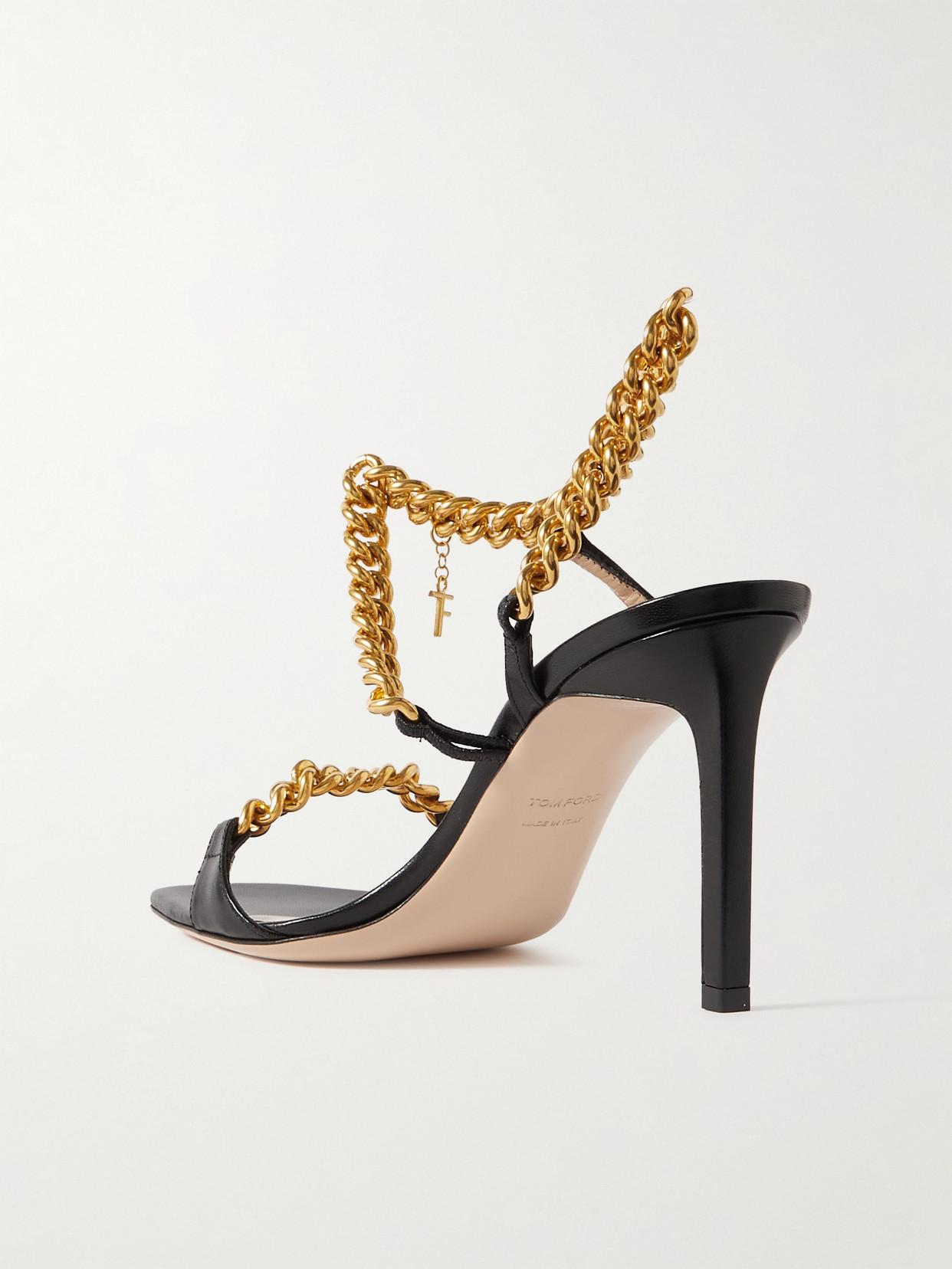 Zenith Chain-Embellished Slingback