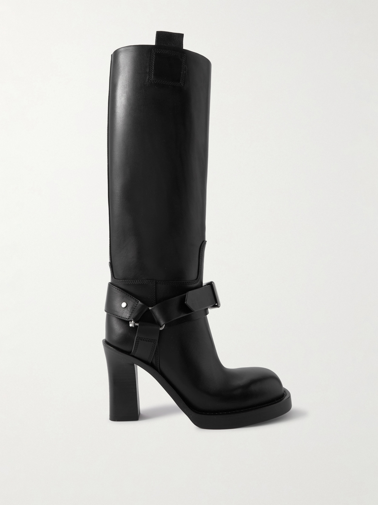 Burberry - Le Stirrup Leather Boots - Black