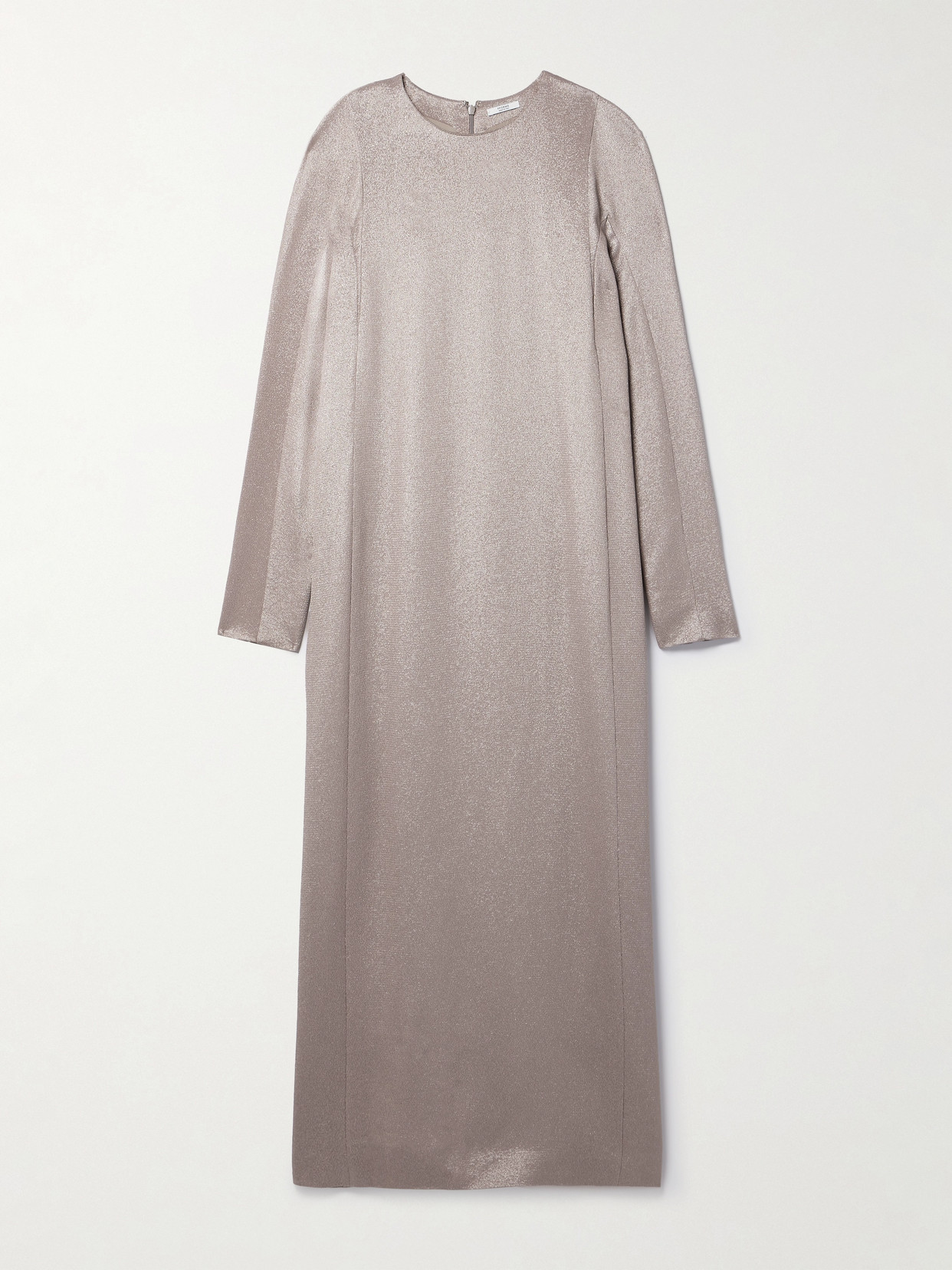 FFORME - Iris Metallic Cloqué Maxi Dress - Neutrals