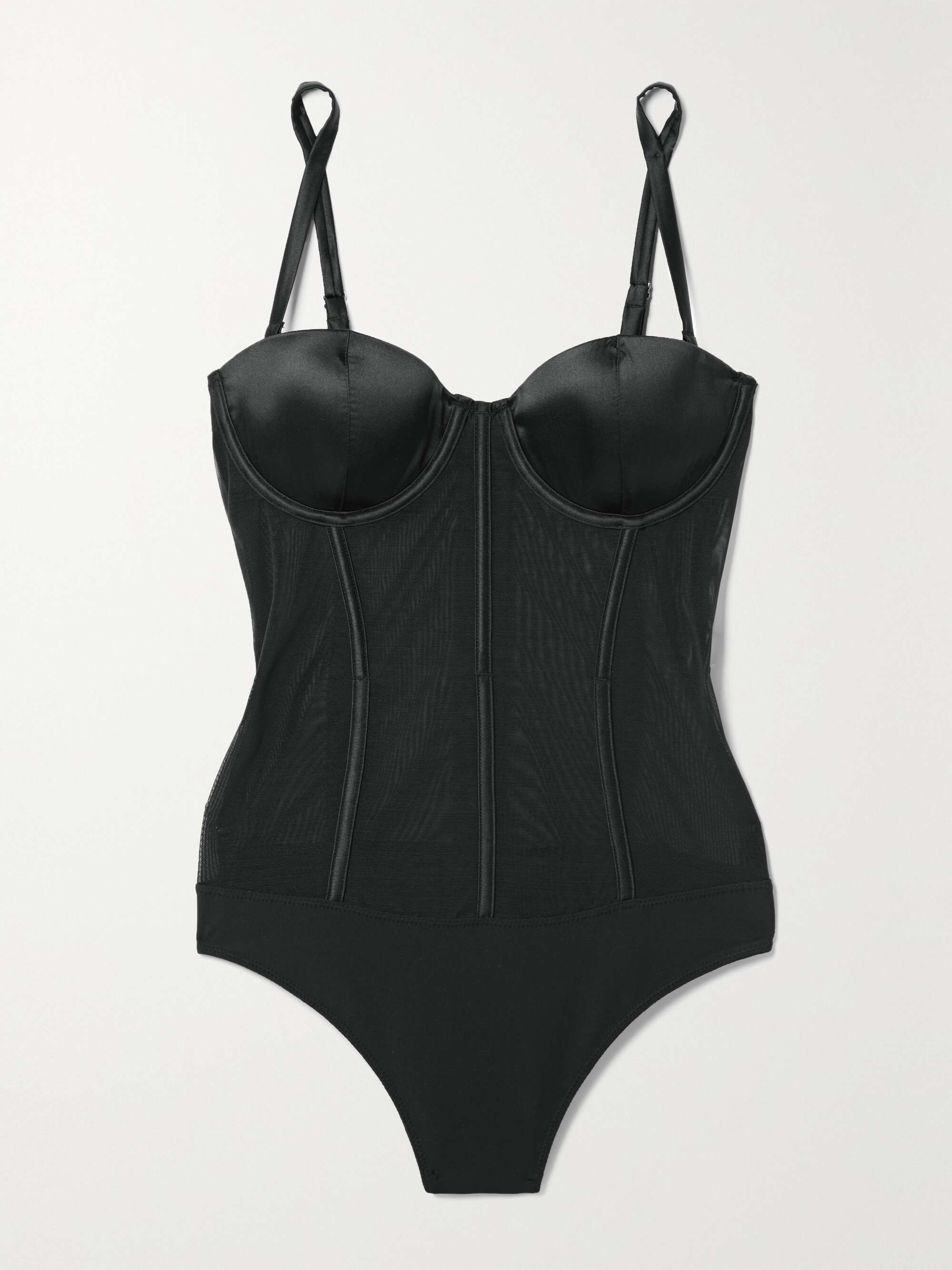 FLEUR DU MAL + NET SUSTAIN underwired recycled-mesh and stretch