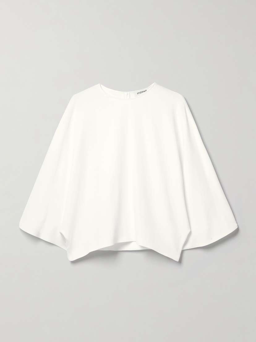 FFORME Tala Pleated Crepe Top