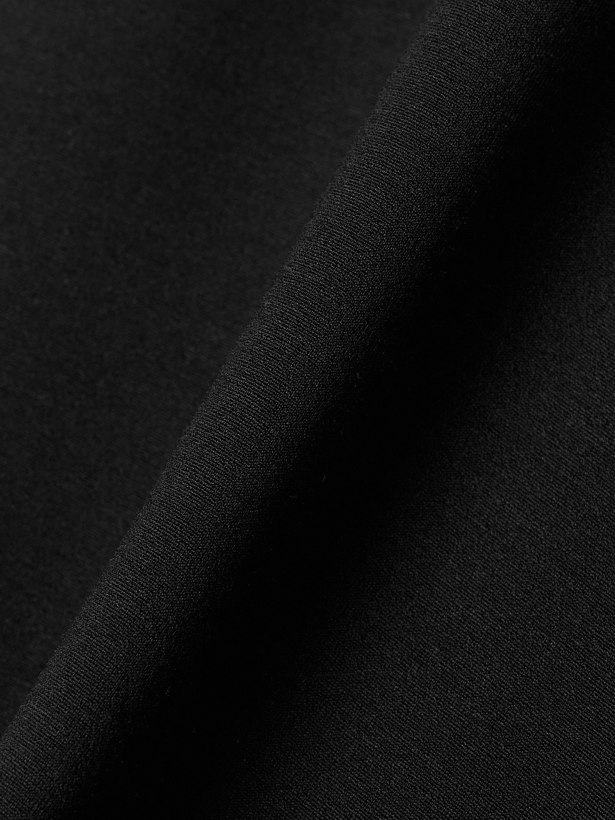 Fforme Reva Stretch-silk Midi Dress In Black