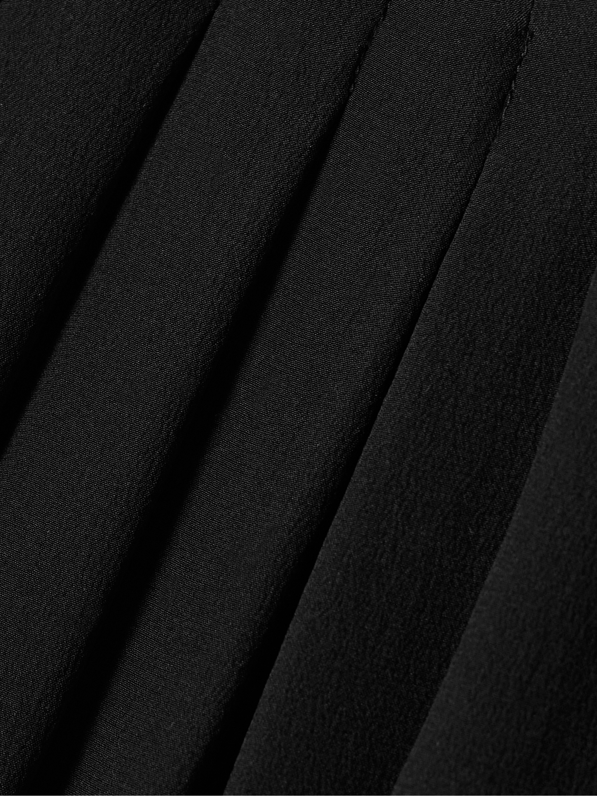 Fforme Moon pleated silk crepe de chine maxi dress thumbnail