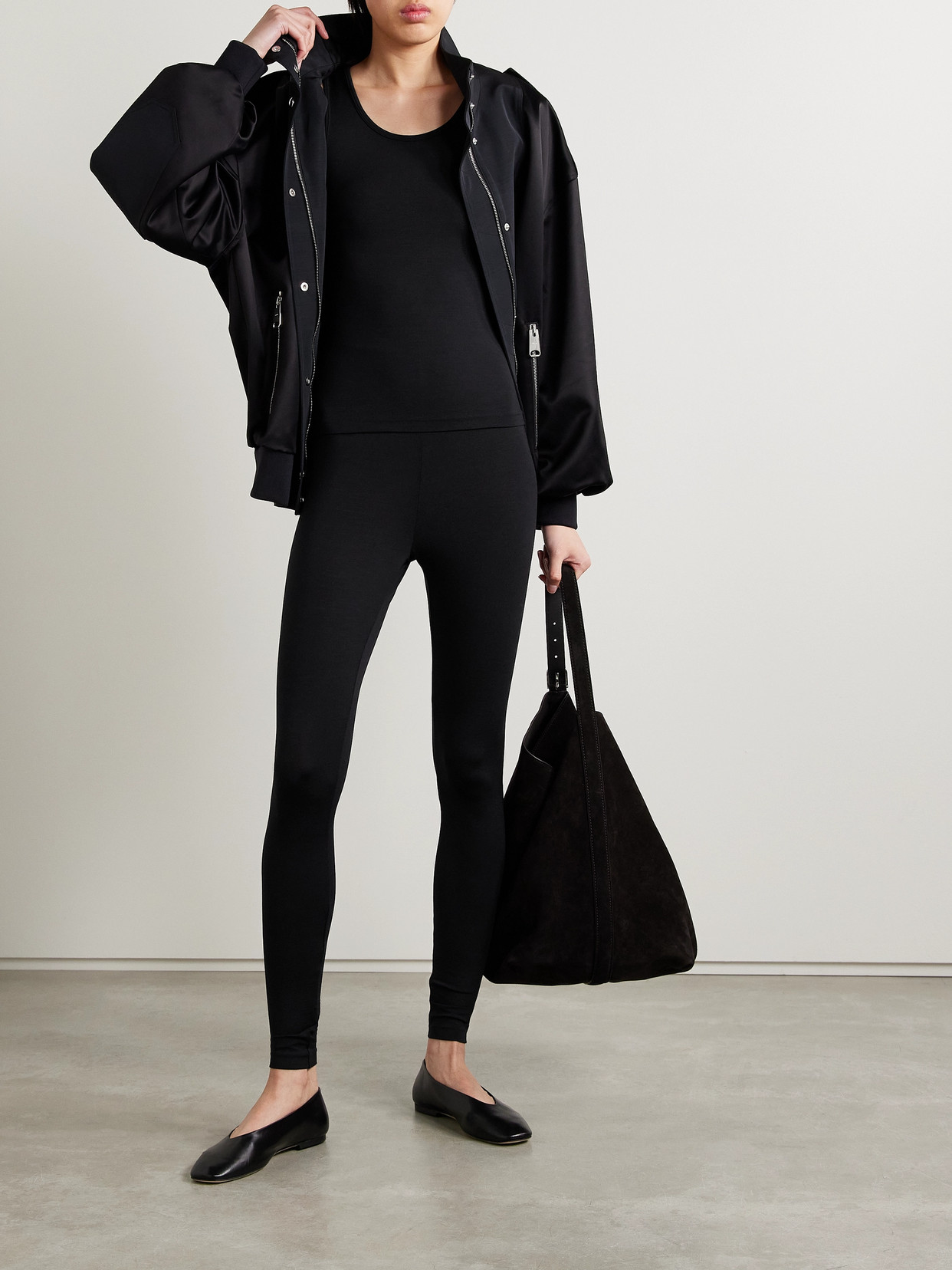 Pari Stretch-Silk Jersey Tank