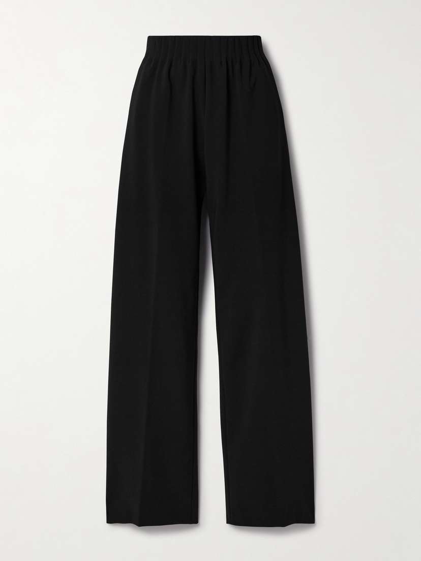 FFORME Maud Wool-blend Crepe Wide-leg Pants