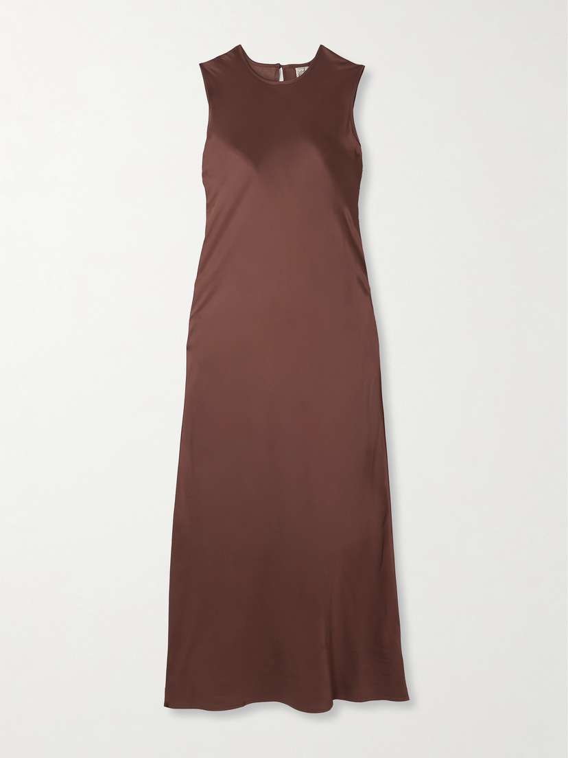 Baserange Dydine Satin Maxi Dress