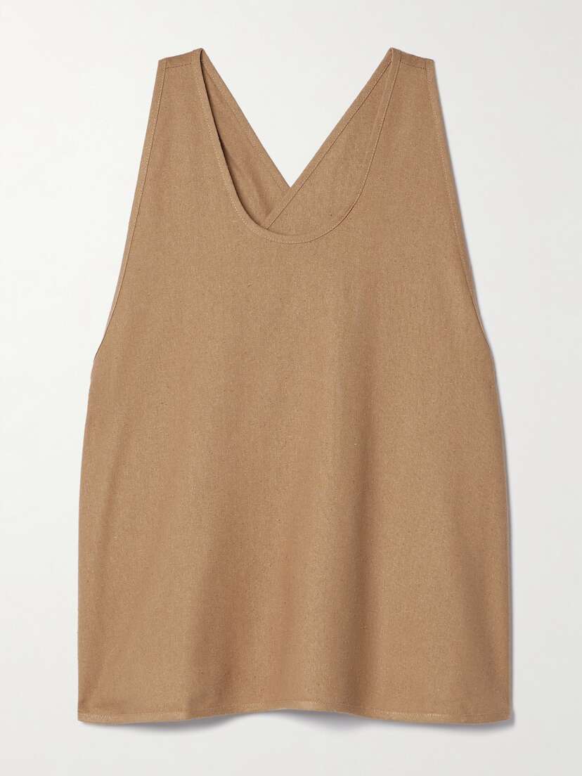 Baserange Apron Distressed Silk Tank
