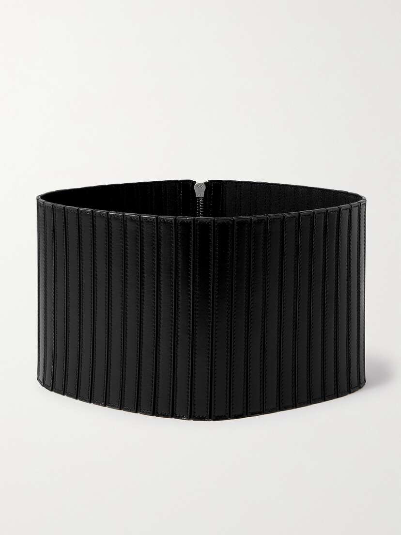 Alaïa Archetypes Paneled Leather Waist Belt