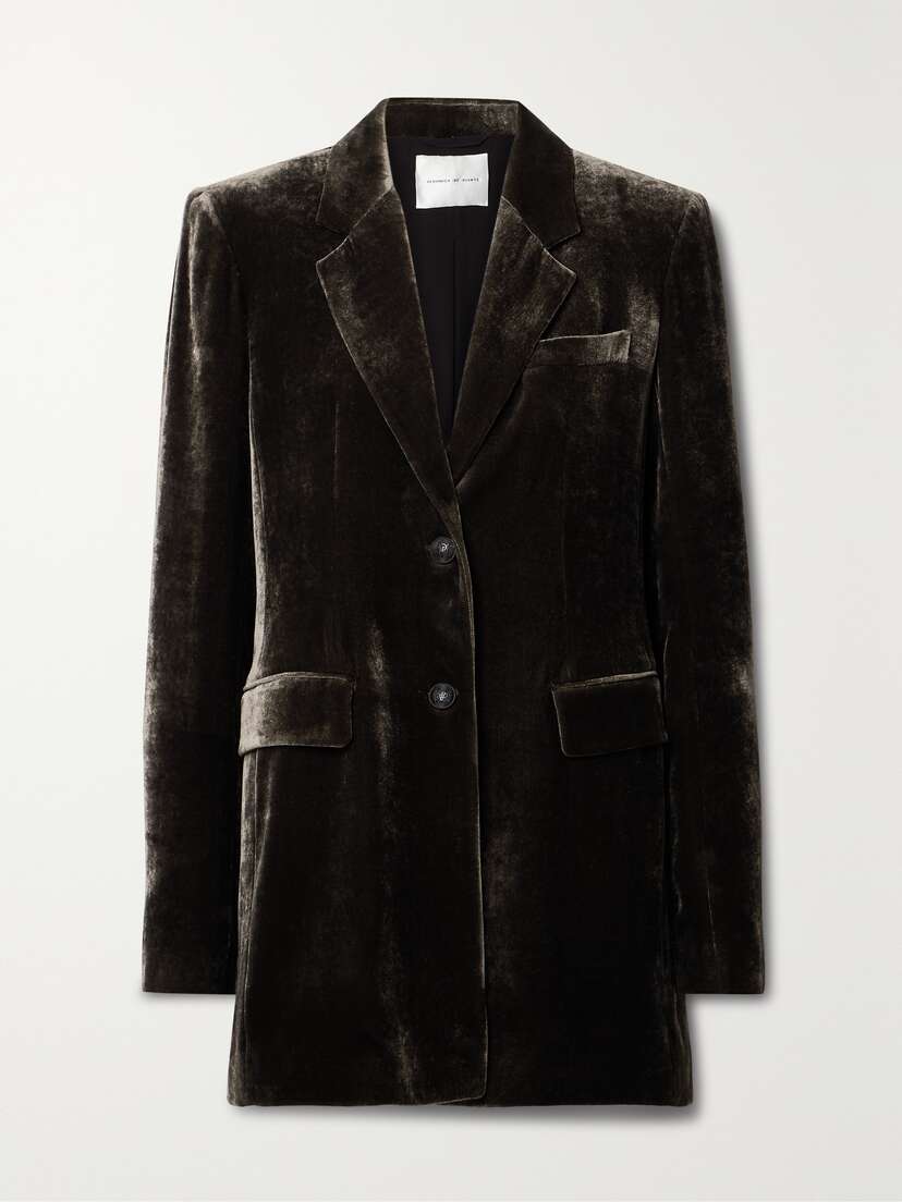 Veronica de Piante Stephanie Velvet Blazer