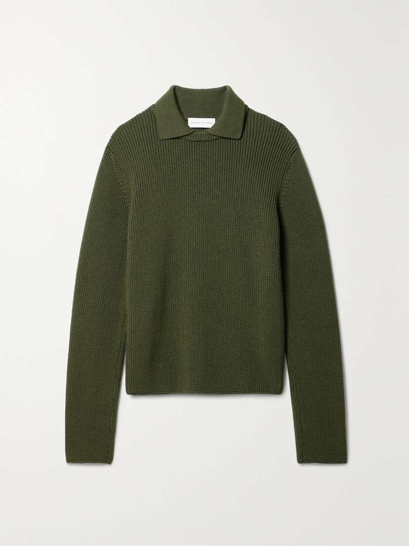 Veronica de Piante Estella Ribbed Wool Sweater